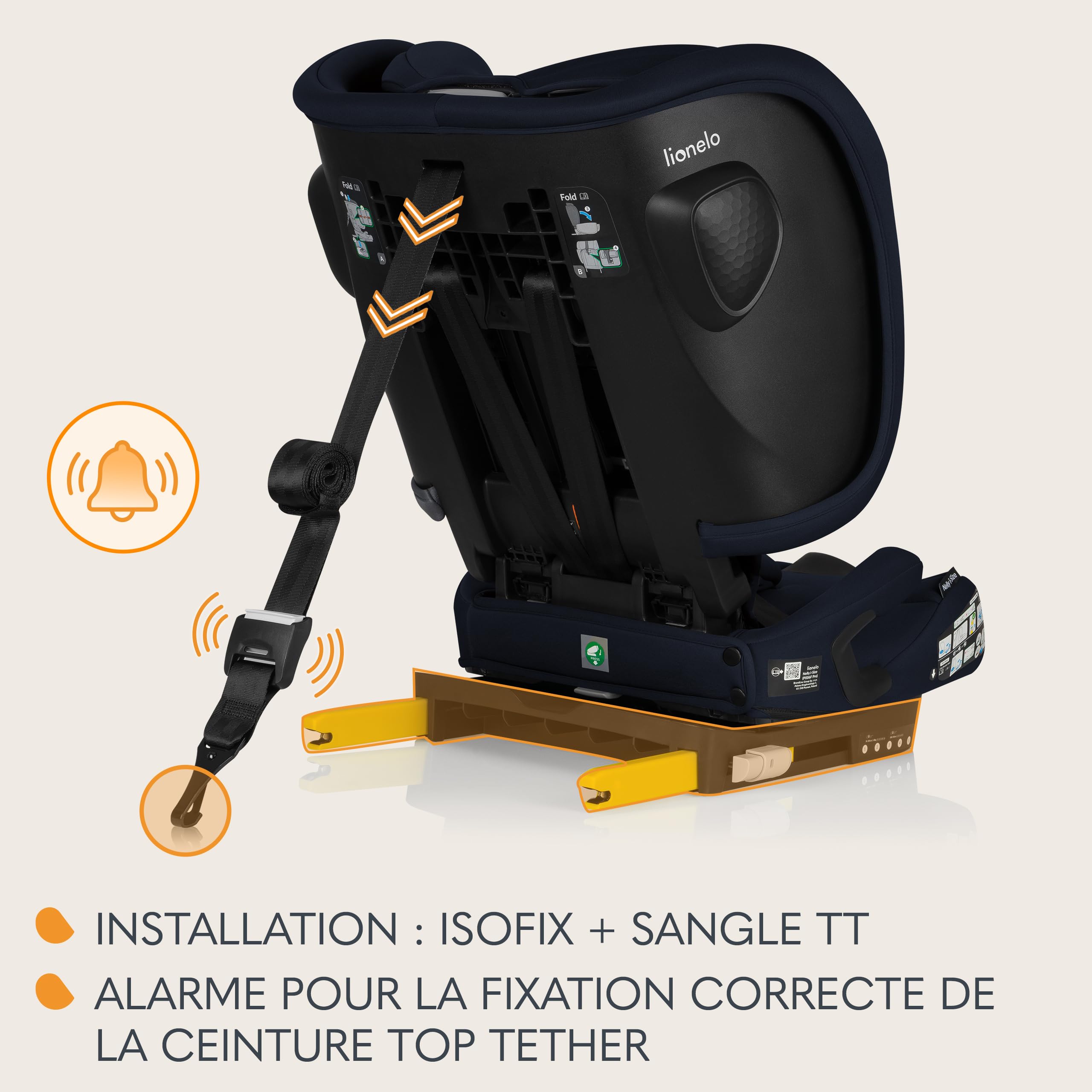 lionelo-nelly-i-size-si-ge-auto-bleu-pliable-isofix image 3
