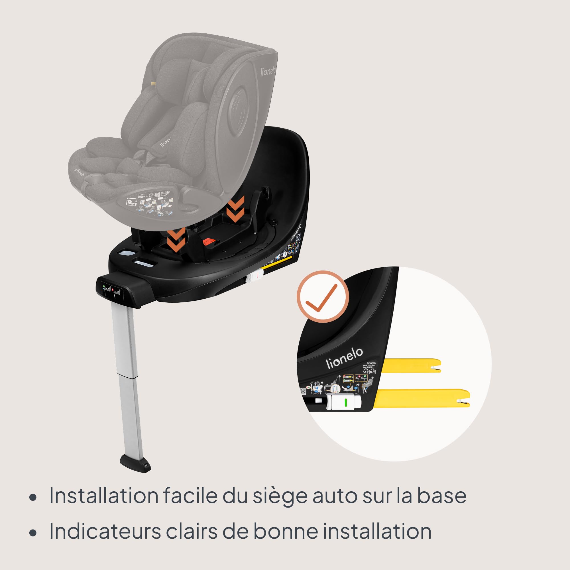 lionelo-moxie-plus-base-isofix-pivotante-360-si-ge-auto image 5