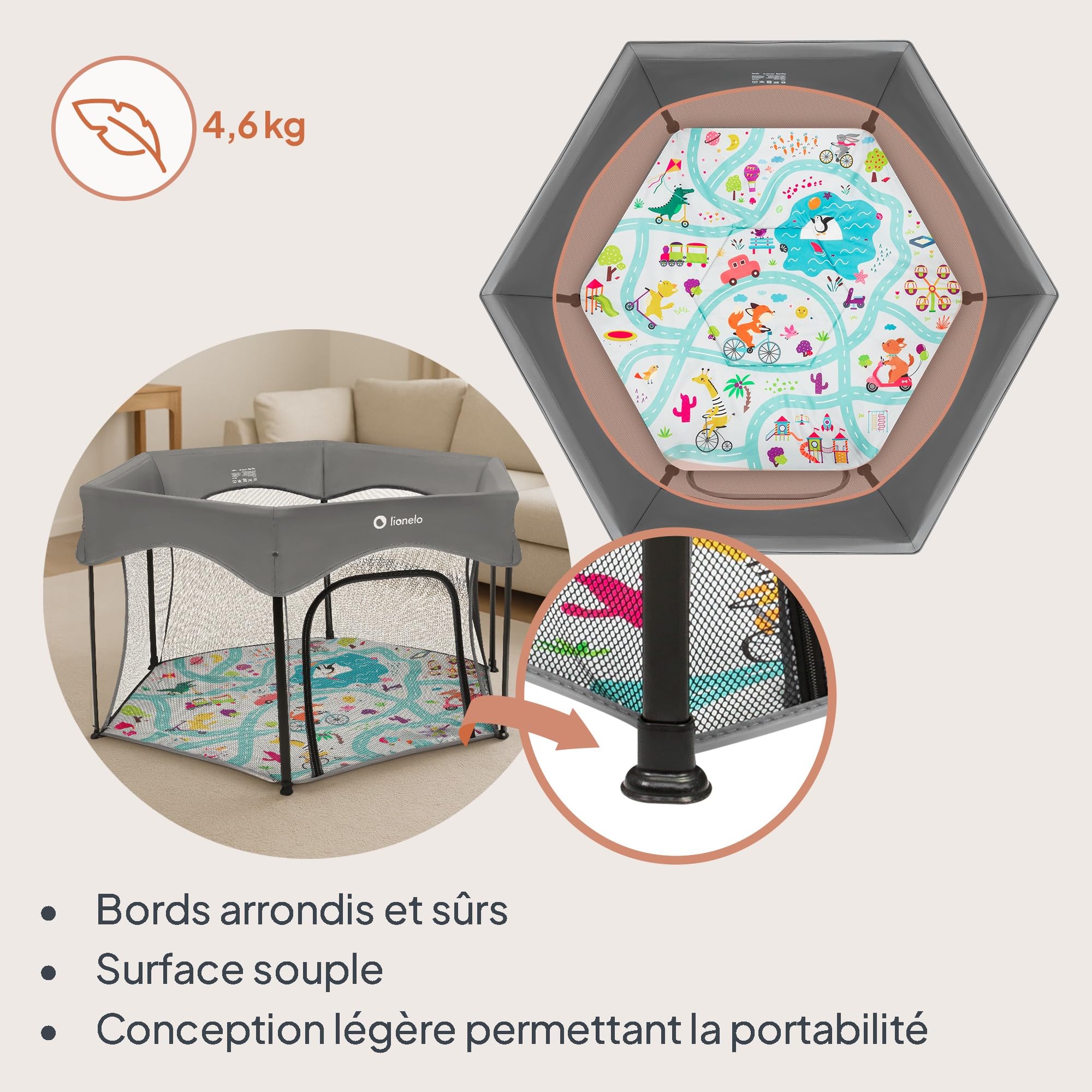 lionelo-roel-plus-parc-b-b-pliable-15-kg-filet image 7