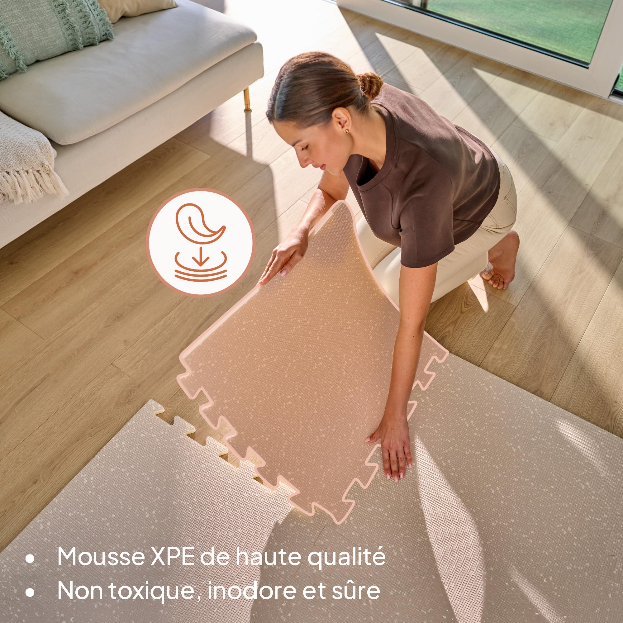 lionelo-yoka-tapis-jeu-puzzle-beige-173x116-cm image 3