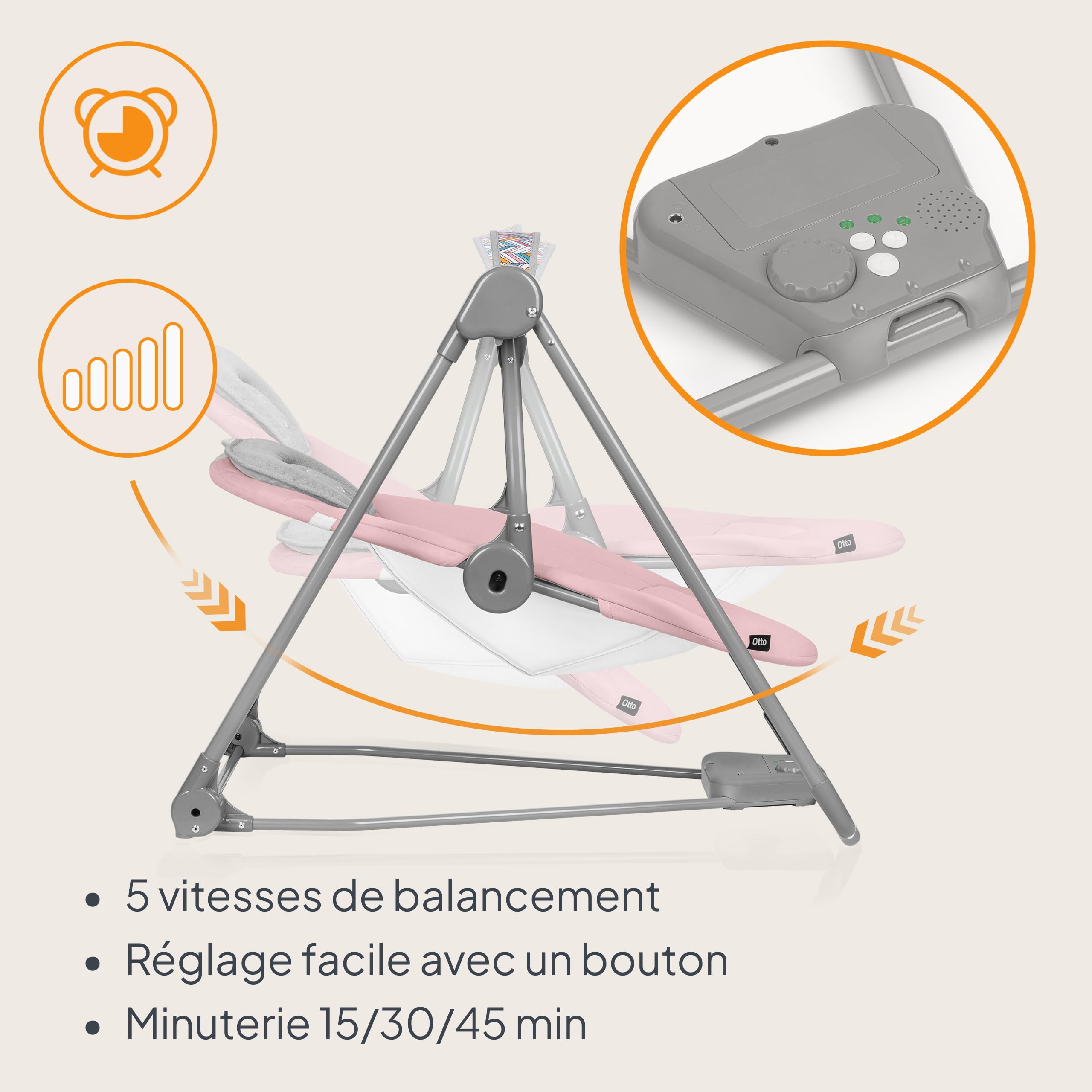 lionelo-otto-transat-balancelle-b-b-5-vitesses-minuteur image 2