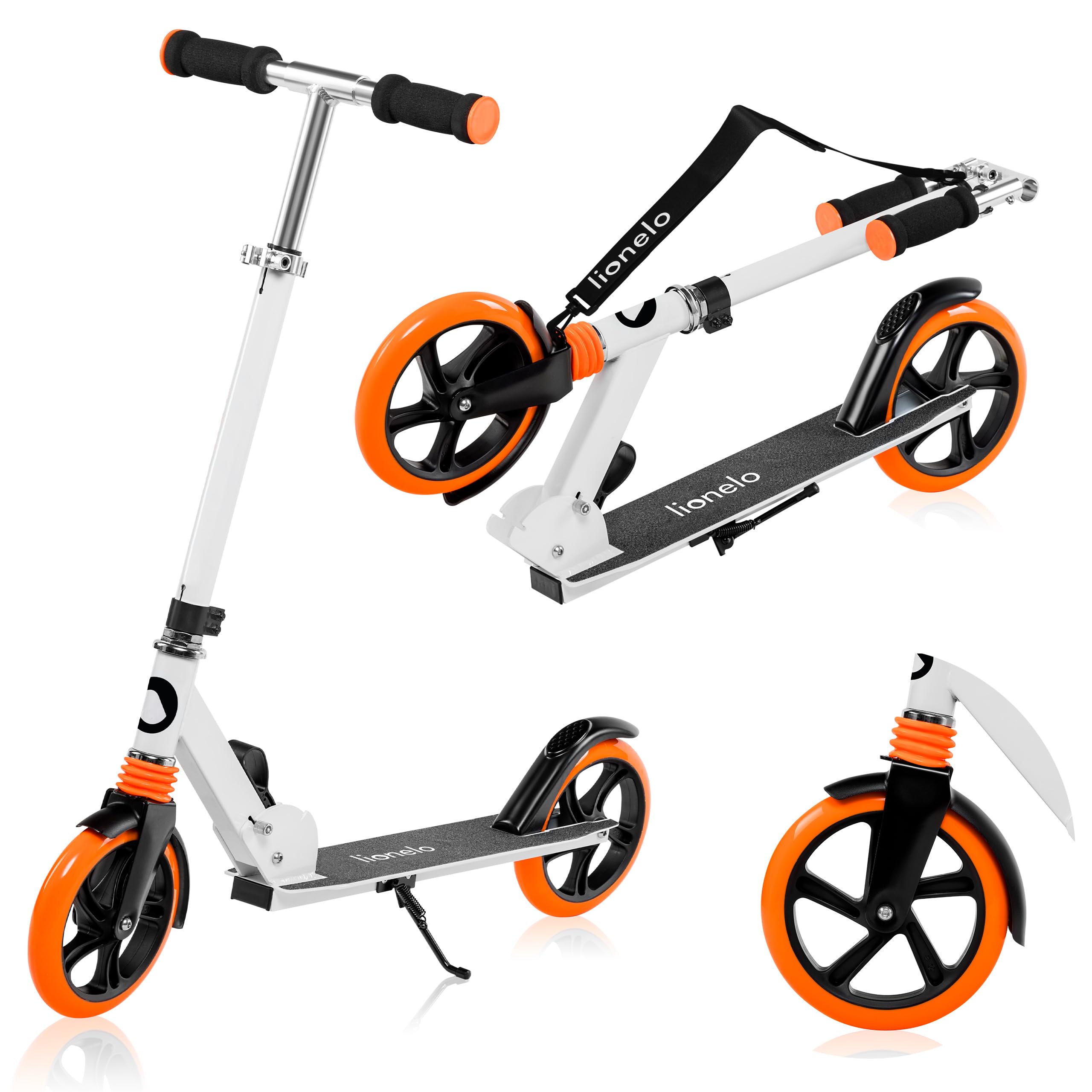lionelo-luca-trottinette-enfant-blanc-orange-100-kg image 1