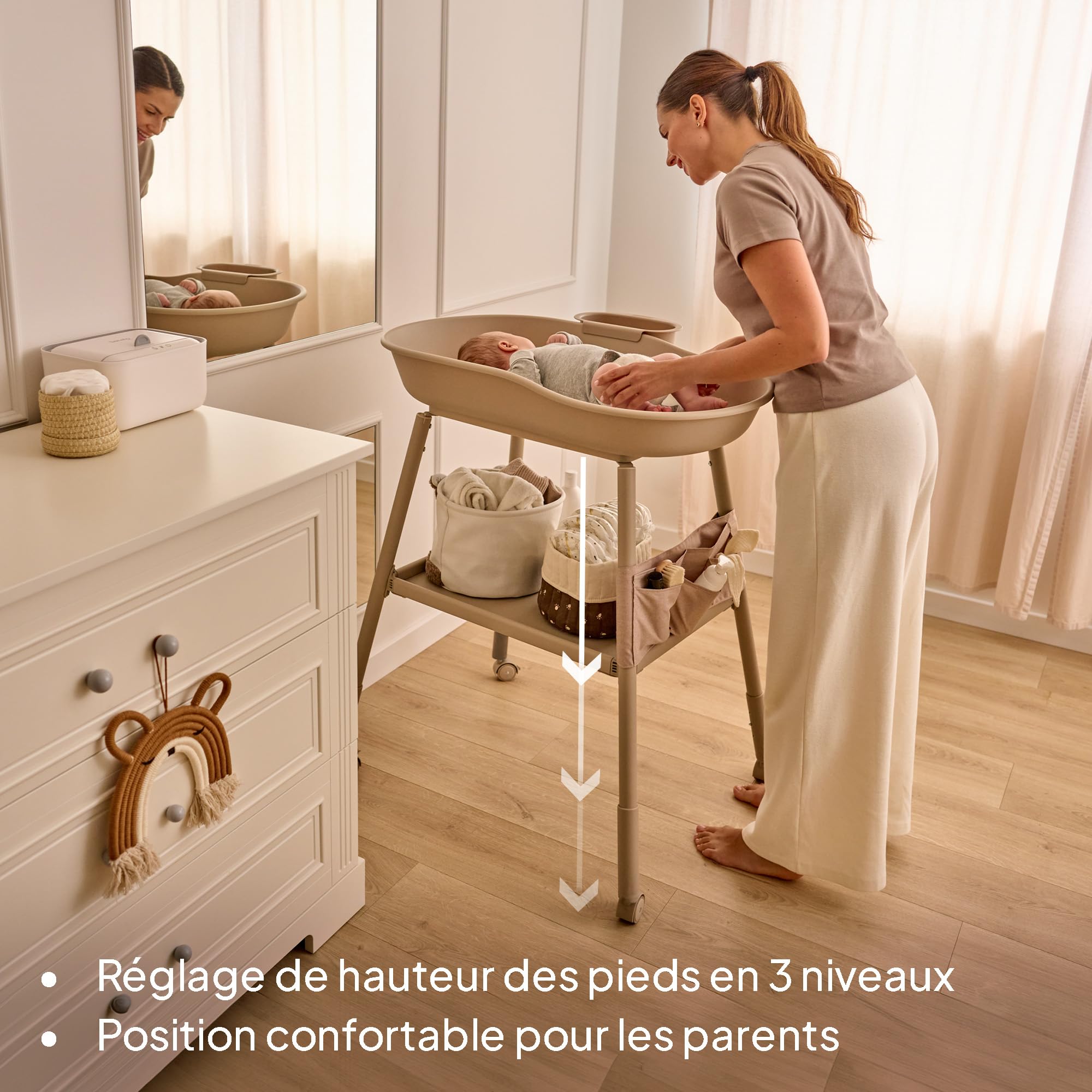 lionelo-rosie-table-langer-b-b-roulettes-hauteur-r-glable image 5