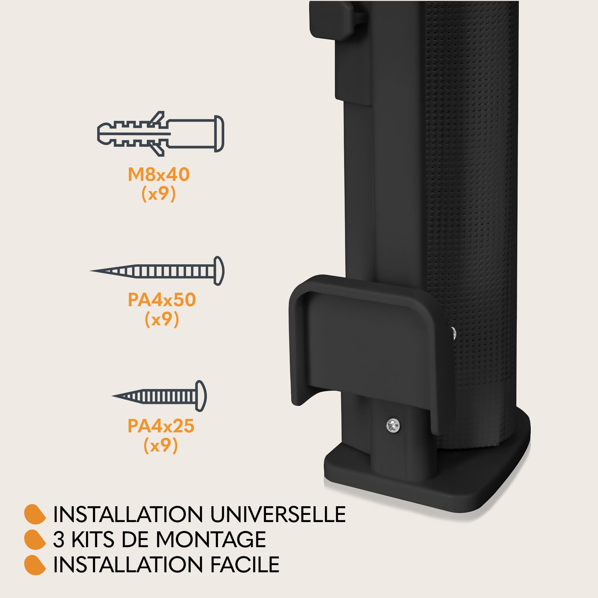 lionelo-thea-barri-re-s-curit-r-tractable-noir-140-cm image 3