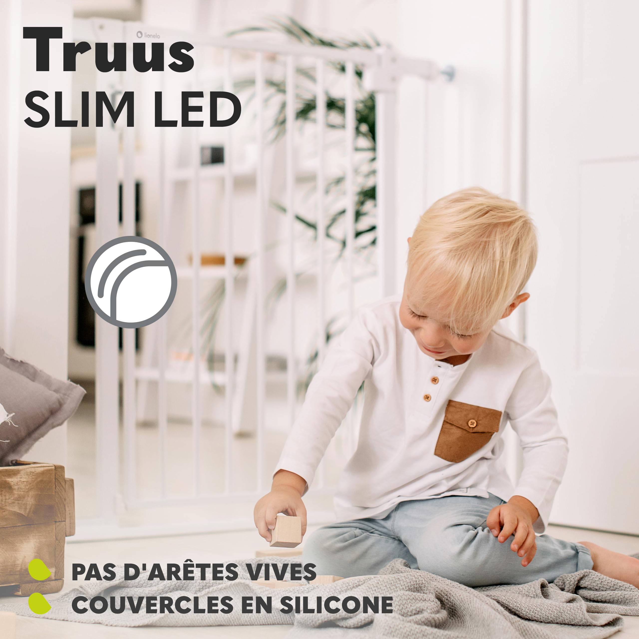 lionelo-truus-slim-barri-re-enfant-blanc-75-105-cm-led image 8