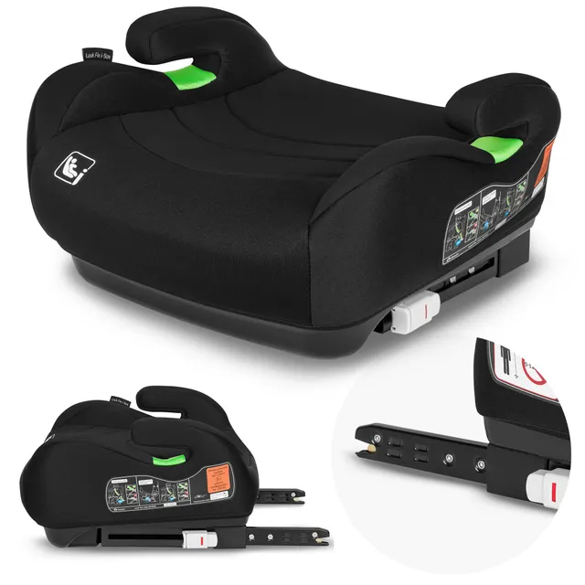 lionelo-luuk-fix-i-size-rehausseur-auto-noir-22-36-kg image 1