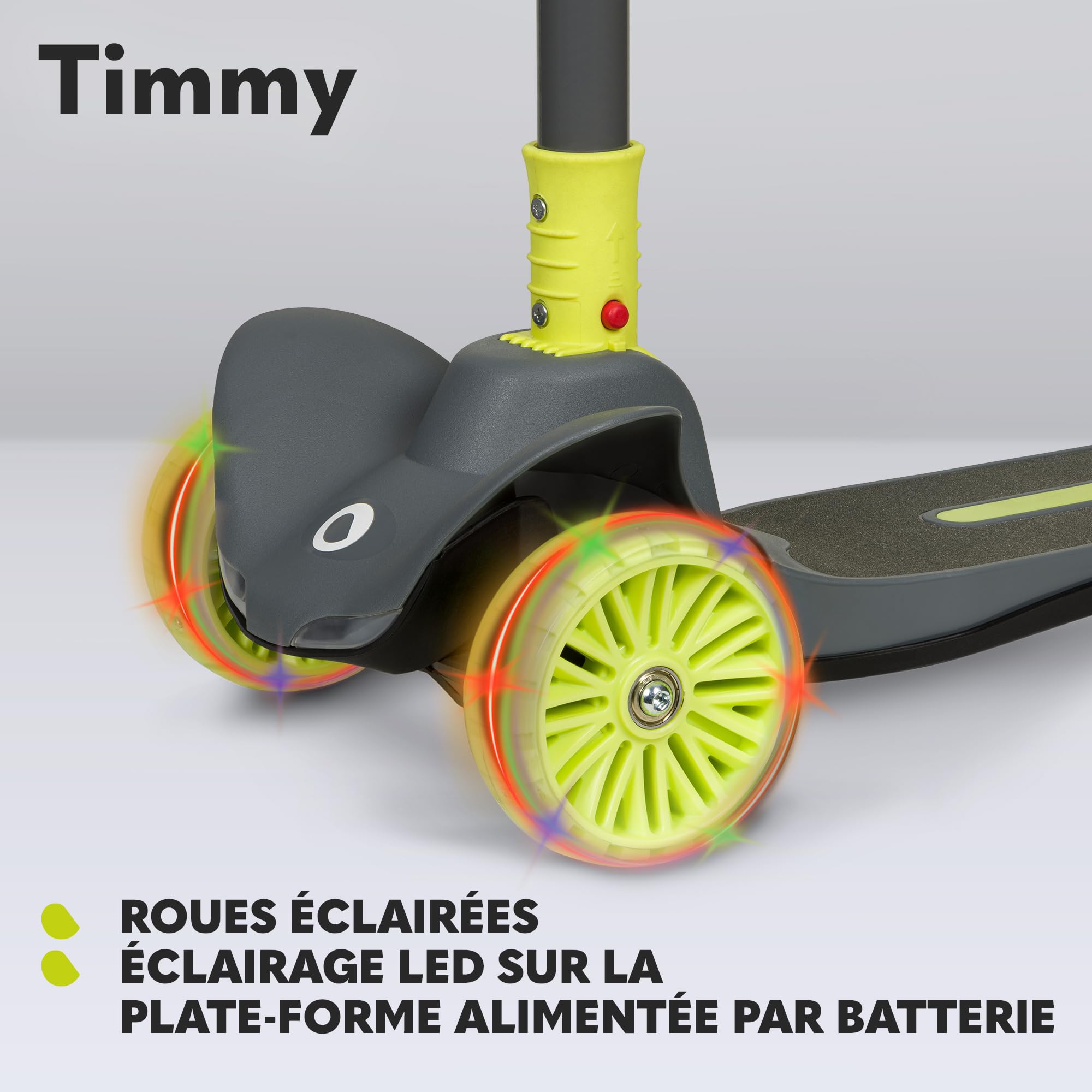 lionelo-timmy-trottinette-3-roues-lime-led-50-kg image 8