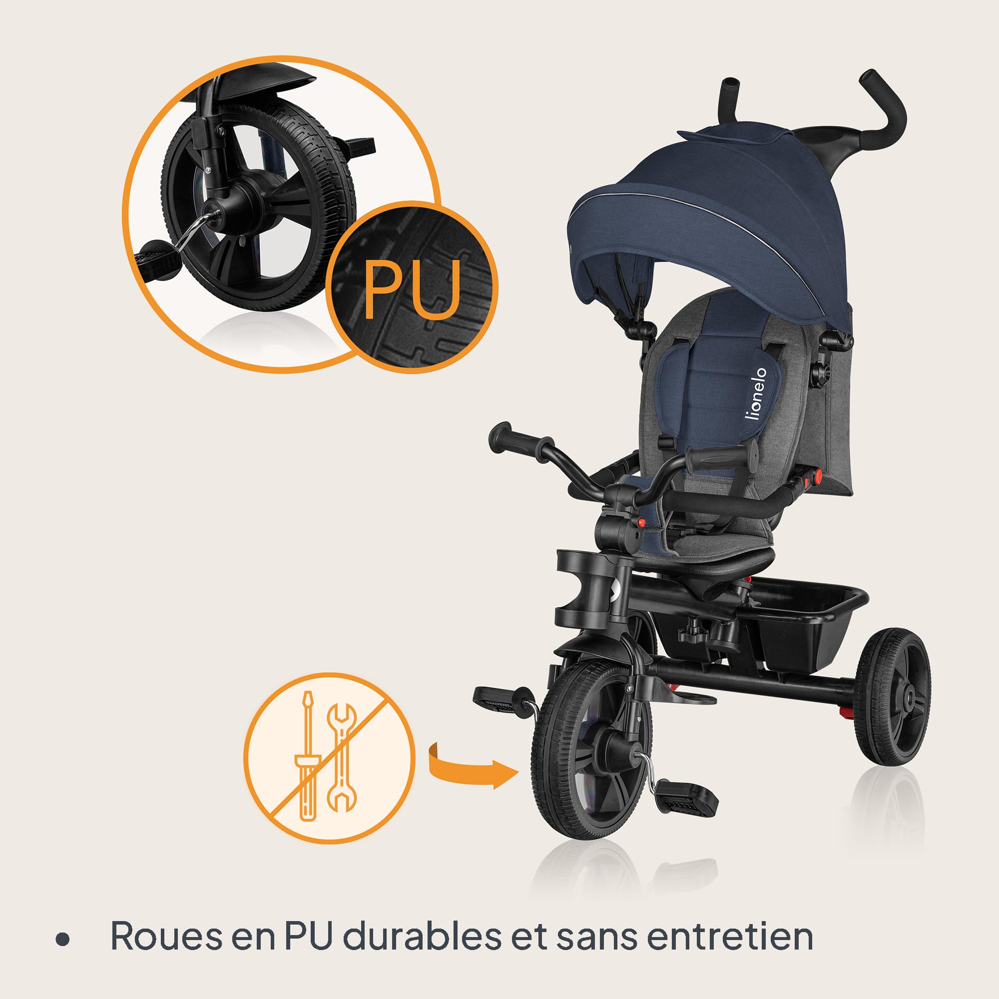 lionelo-haari-tricycle-volutif-bleu-fonc-25-kg image 4