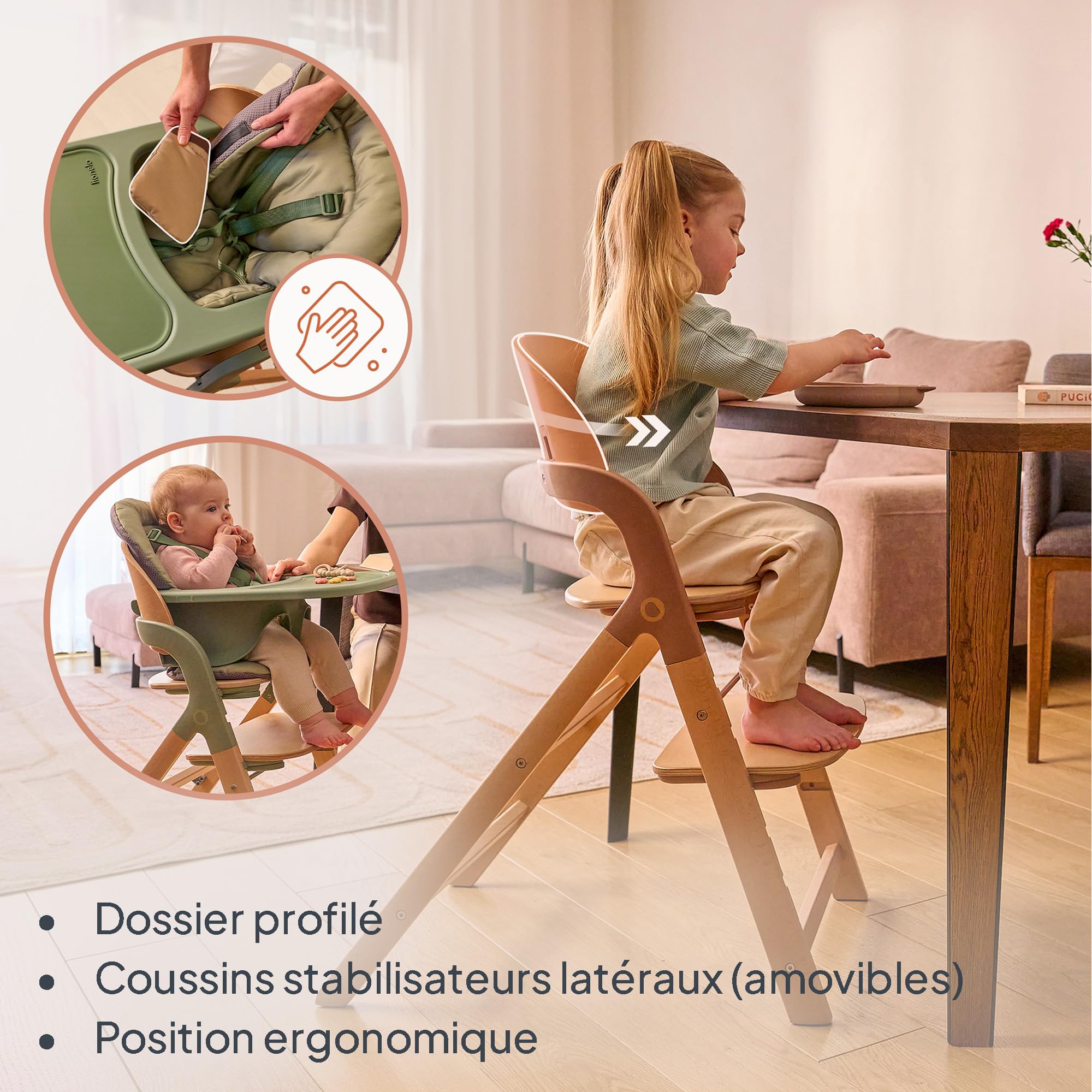 lionelo-megan-chaise-haute-bois-gris-volutive-110-kg image 7