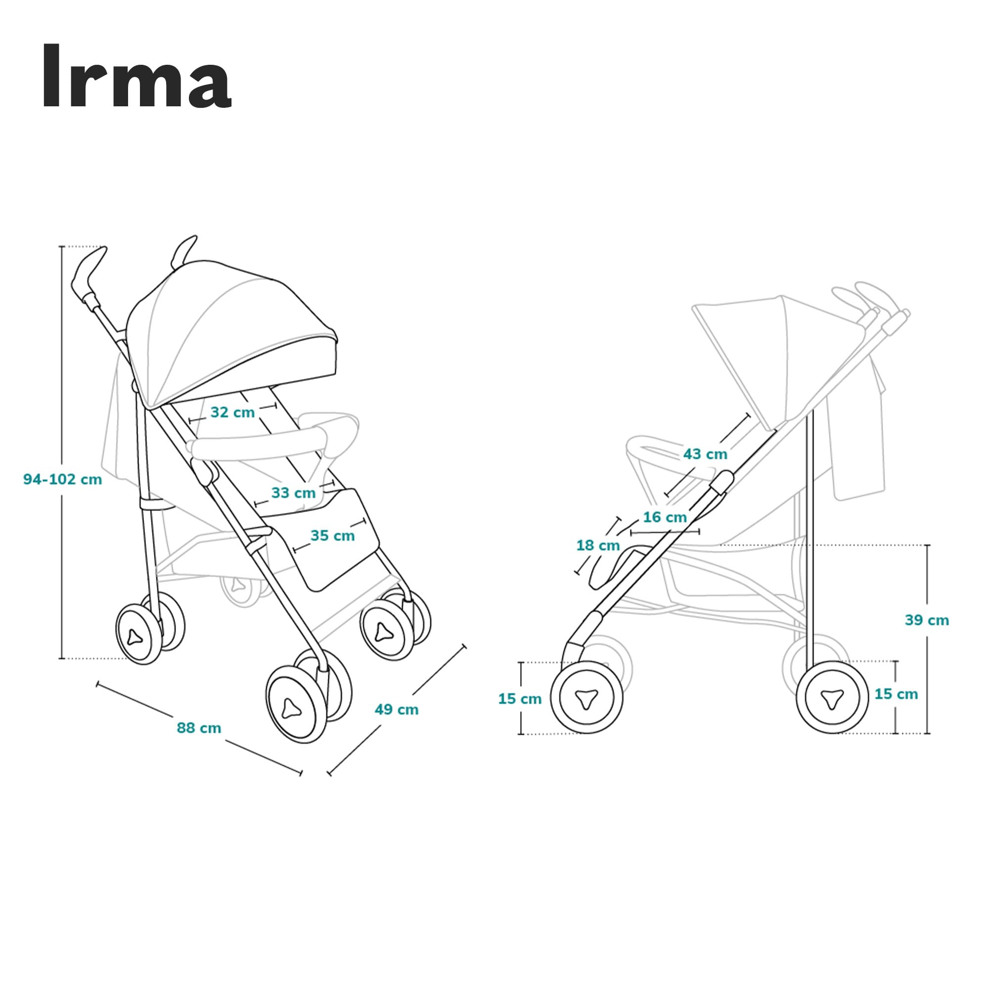 lionelo-irma-poussette-canne-l-g-re-7-kg-dossier-r-glable image 8
