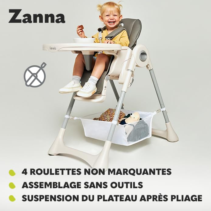 lionelo-zanna-chaise-haute-pliable-4-hauteurs-inclinable image 8
