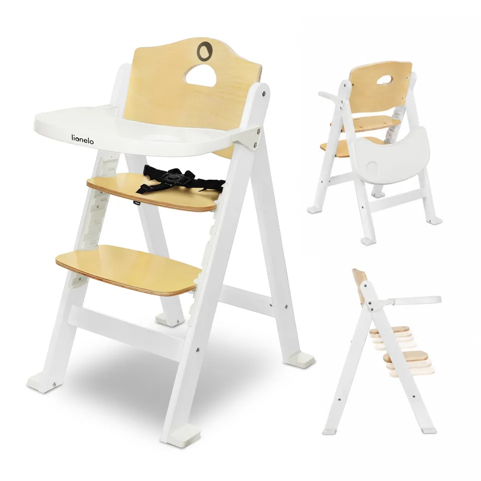 lionelo-floris-chaise-haute-b-b-volutive-blanc-6-mois-12-ans image 1