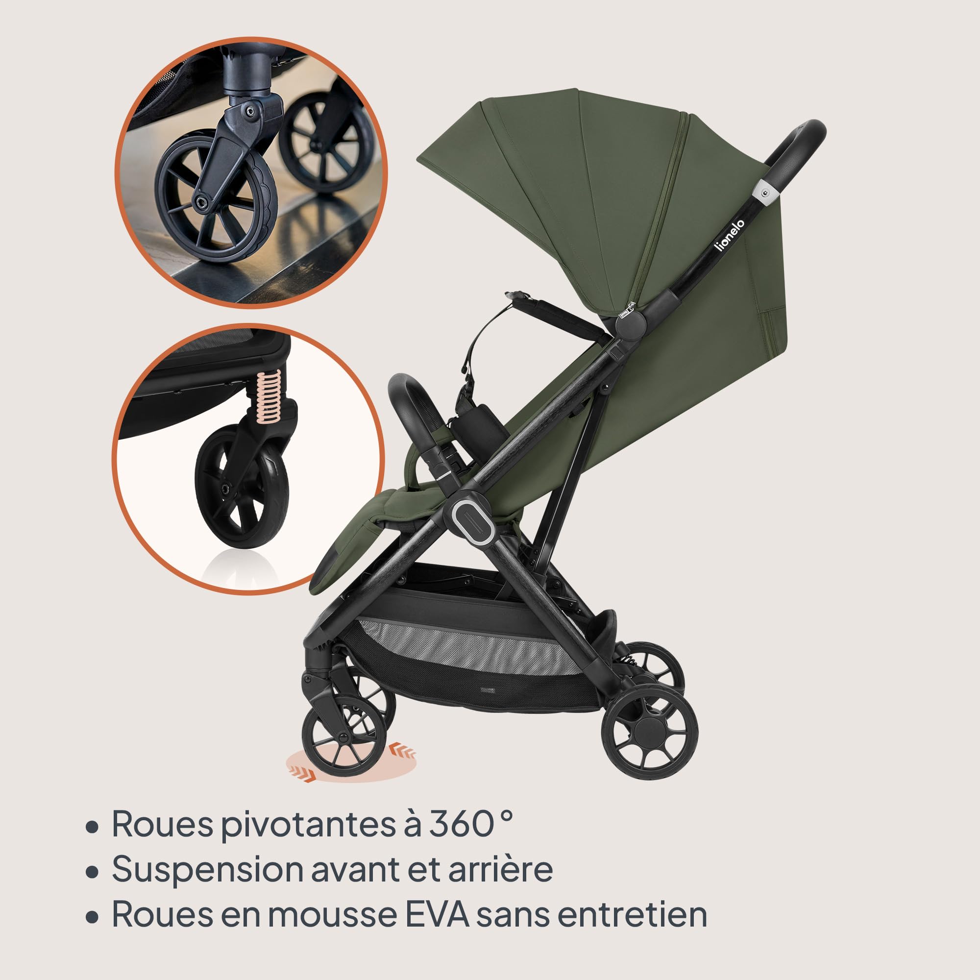 lionelo-bess-poussette-canne-verte-22-kg-pliage-une-main image 4