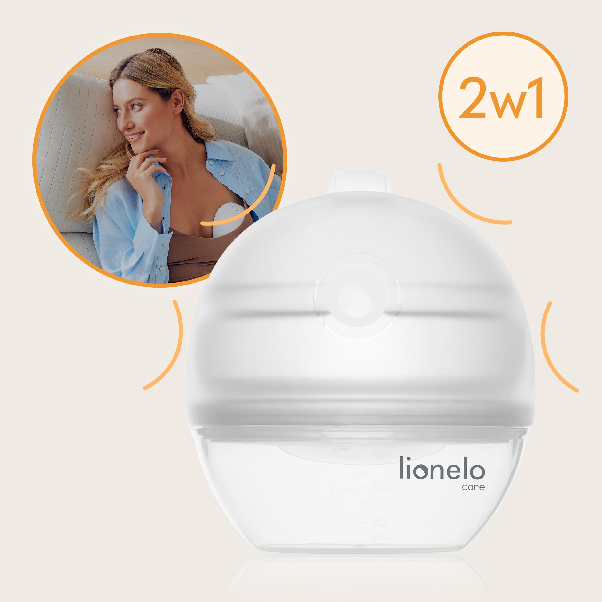 lionelo-milky-2in1-tire-lait-manuel-collecteur-silicone-60-ml image 2