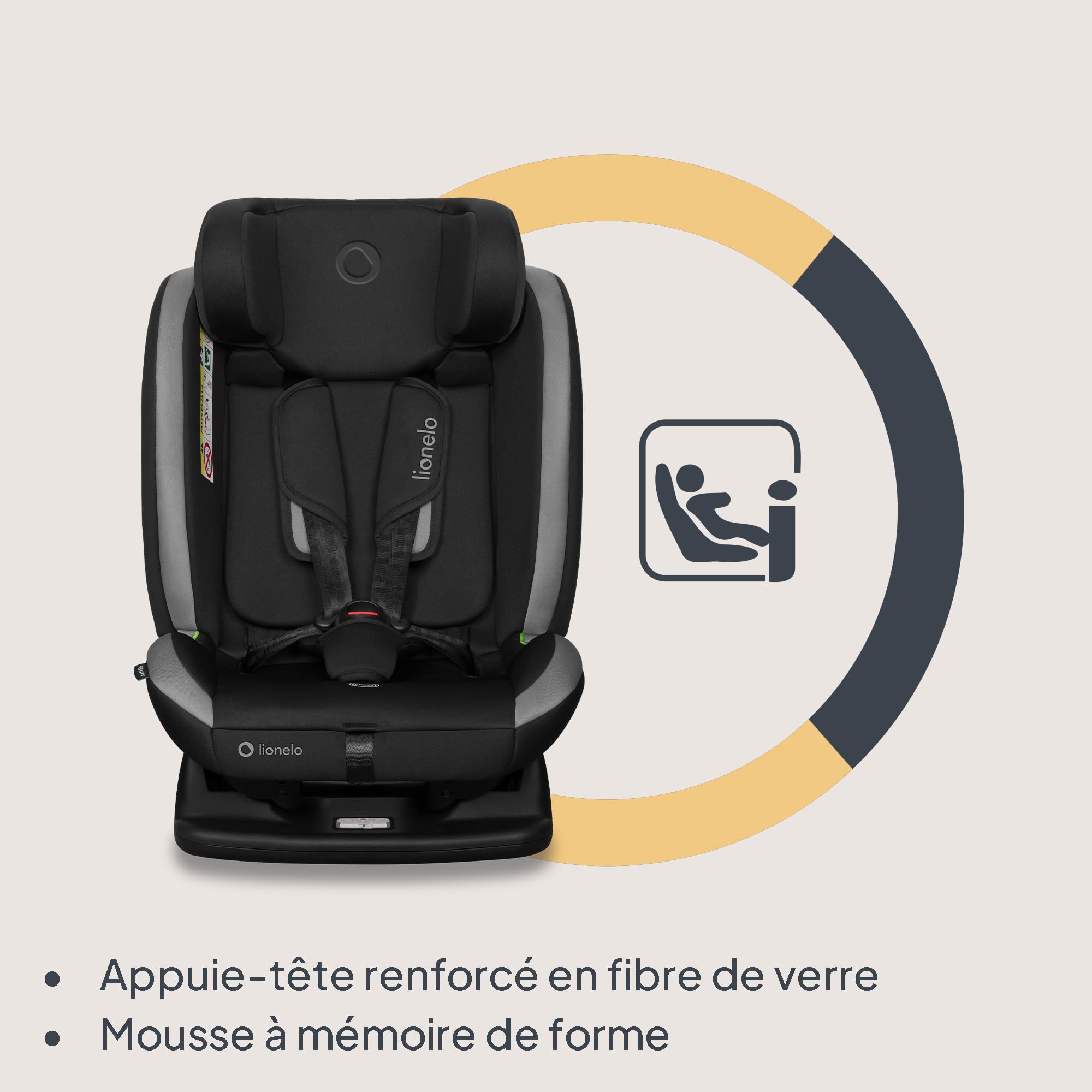 lionelo-aart-i-size-si-ge-auto-b-b-gris-graphite-40-150-cm image 3