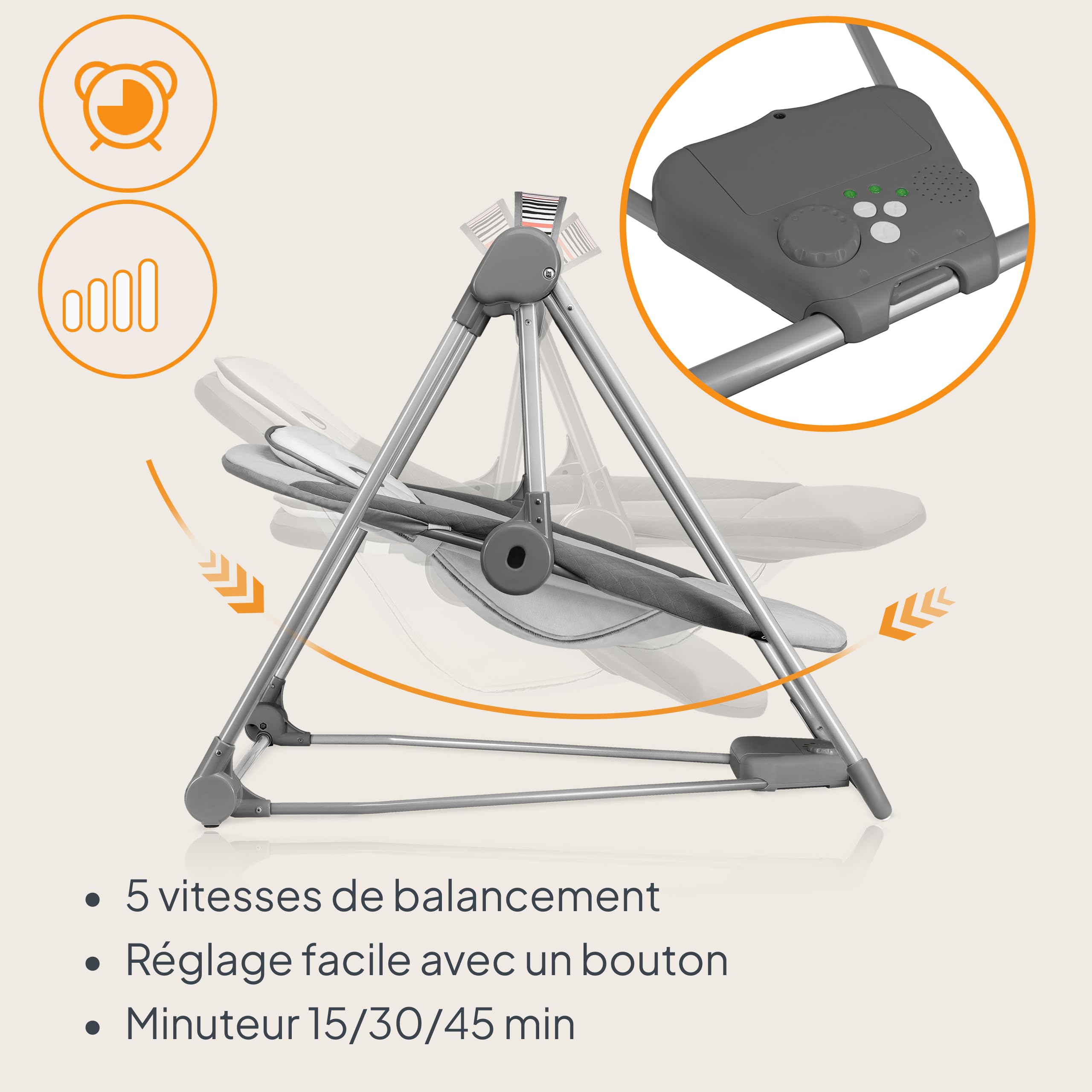 lionelo-otto-transat-balancelle-9-kg-sons-nature image 2