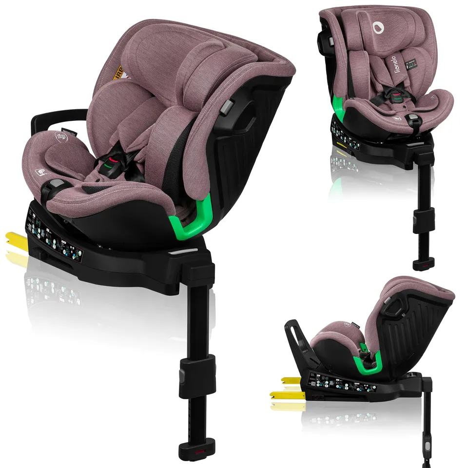 lionelo-harmony-i-size-si-ge-auto-pivotant-rose-40-150-cm image 1