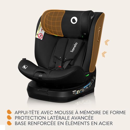 lionelo-brave-i-size-si-ge-auto-pivotant-360-noir image 6
