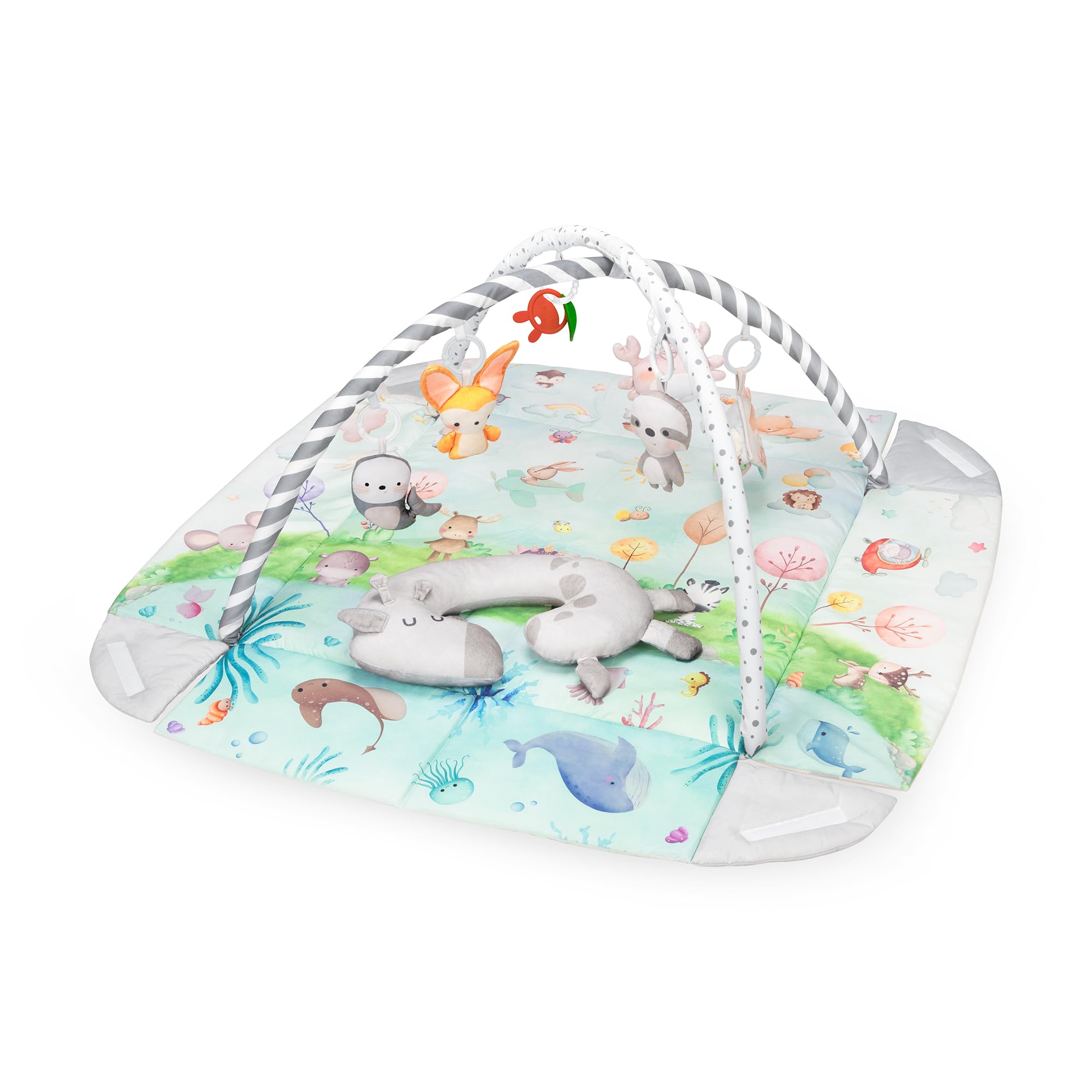 lionelo-anika-natural-tapis-d-veil-bambou-8-jouets image 4