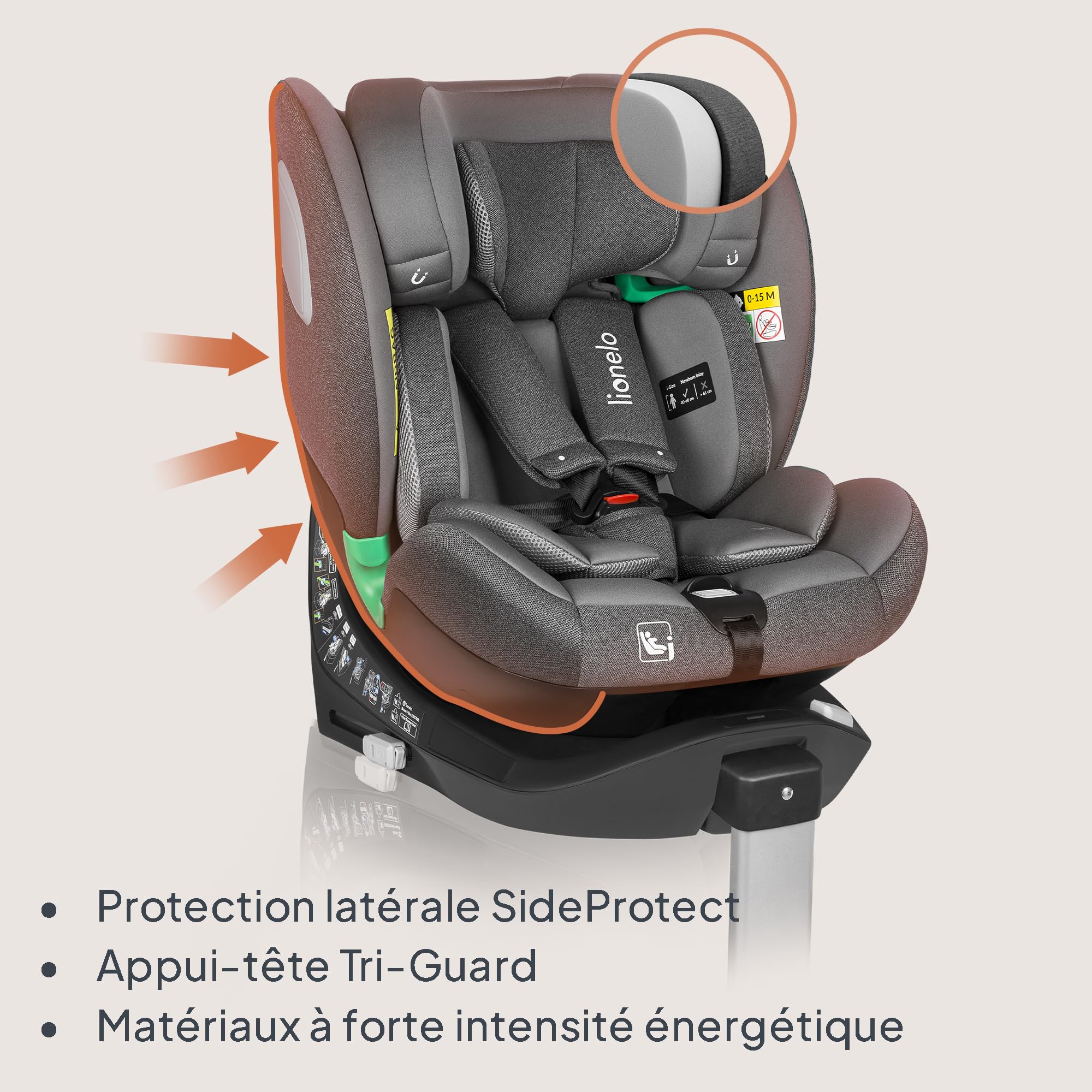 lionelo-braam-i-size-si-ge-auto-pivotant-360-0-36-kg image 7
