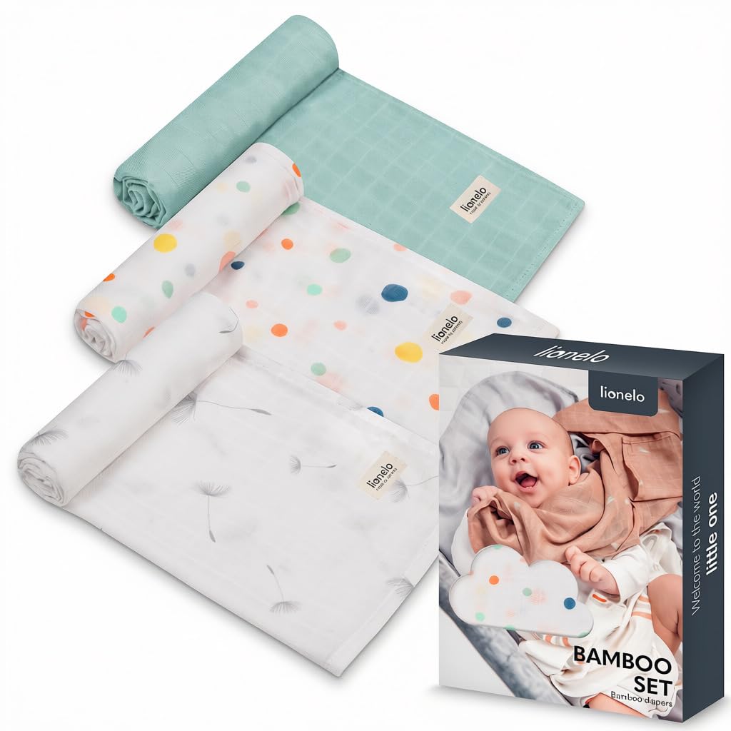 lionelo-bamboo-set-3-langes-b-b-70x70-cm-leaf-bambou image 8