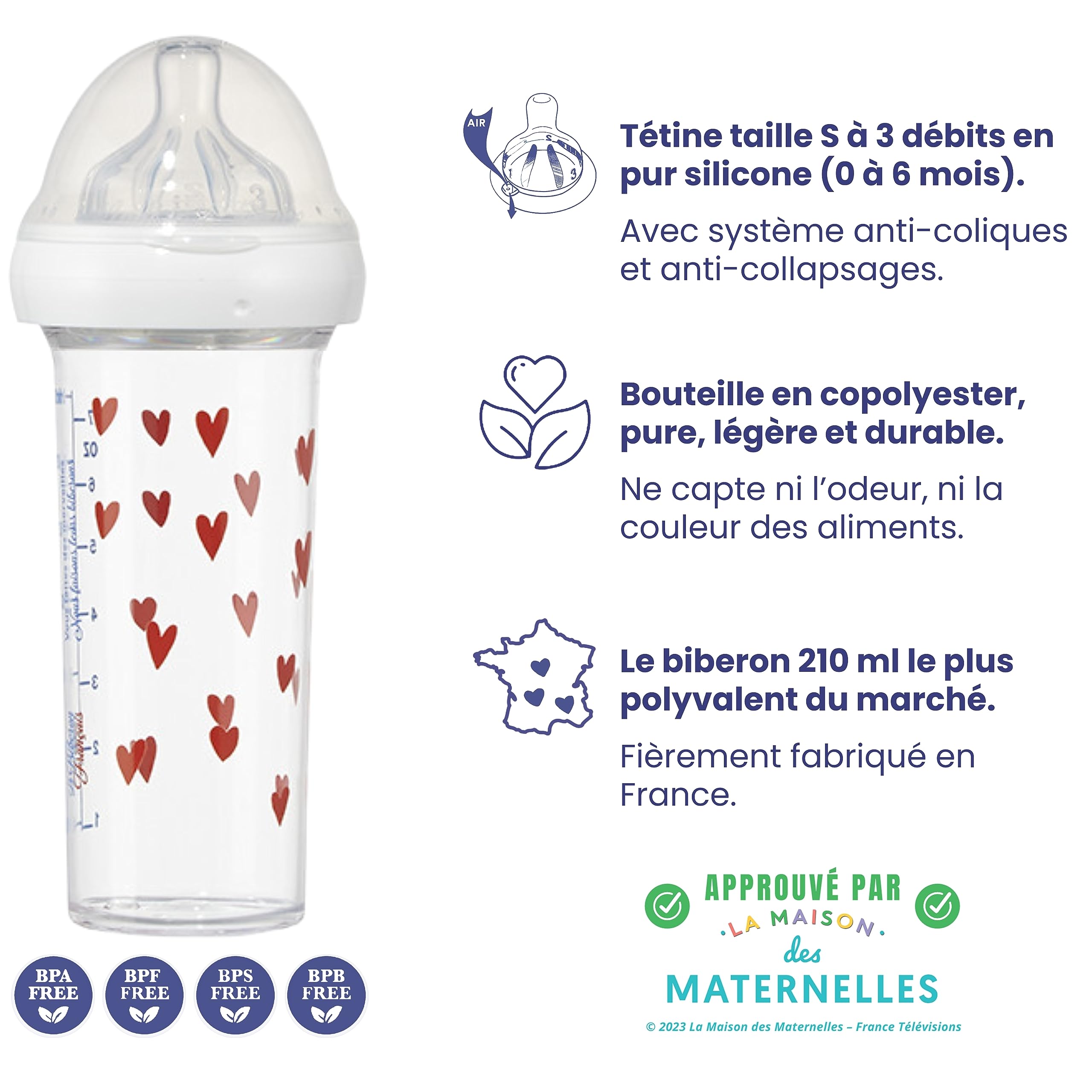 le-biberon-fran-ais-biberons-210ml-anti-colique-0-6-mois image 2