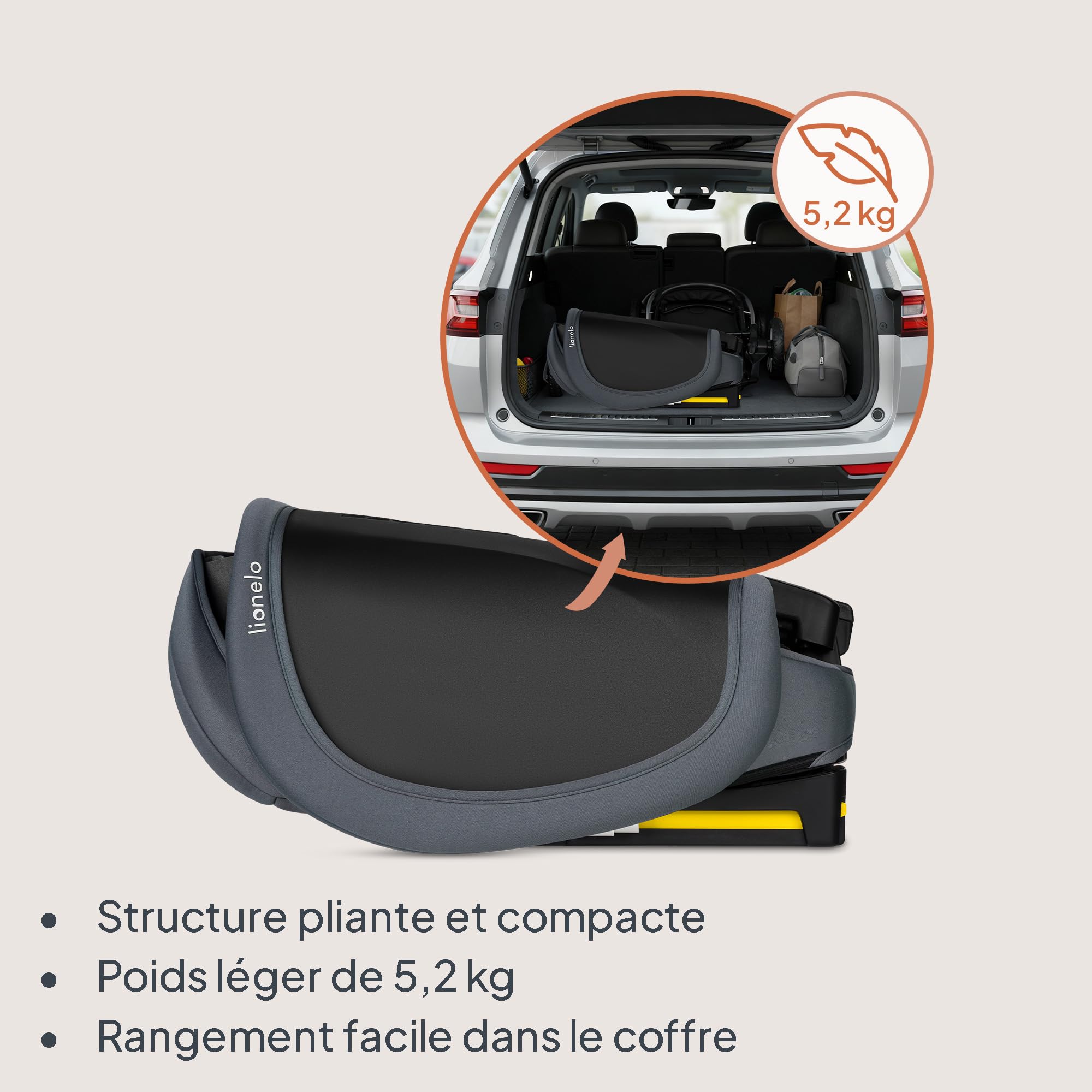 lionelo-orin-i-size-si-ge-auto-gris-pliable-100-150-cm image 3