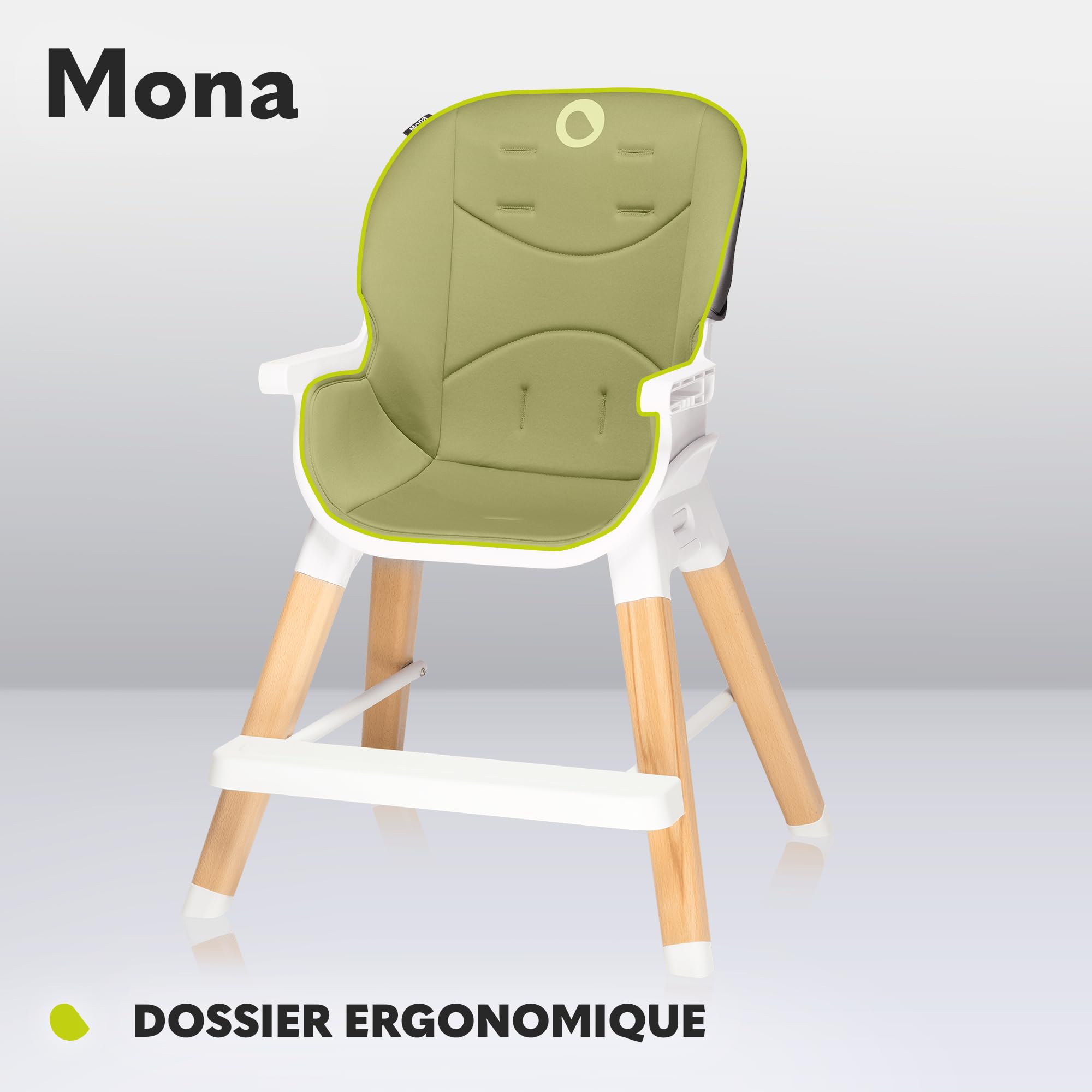 lionelo-mona-chaise-haute-b-b-4-en-1-beige-6-36-mois image 4
