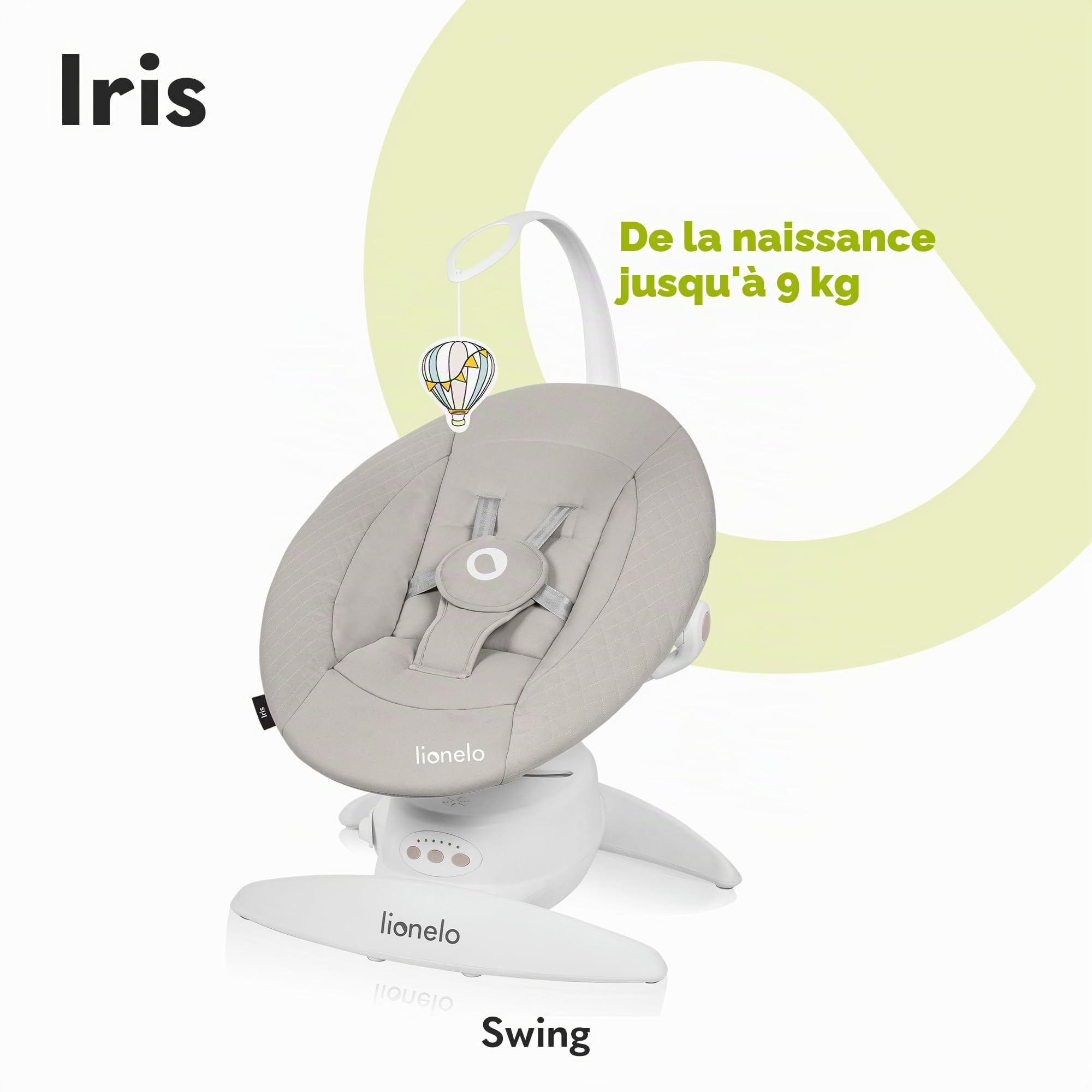 lionelo-iris-transat-b-b-lectrique-360-5-vitesses image 2