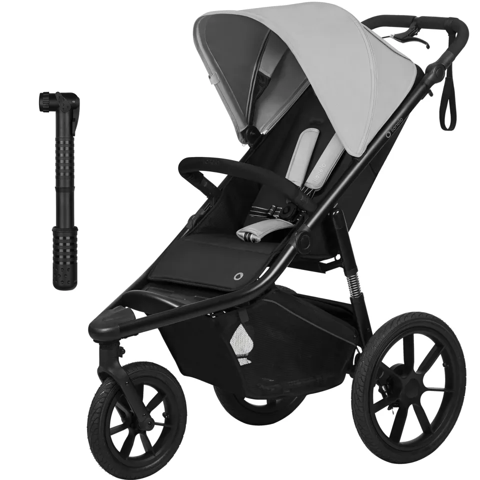 lionelo-azura-poussette-jogging-3-roues-22-kg-grey image 1