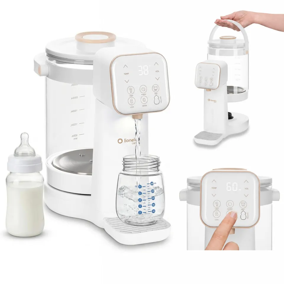 lionelo-babypresto-2-0-chauffe-biberon-distributeur-eau-3-l image 1