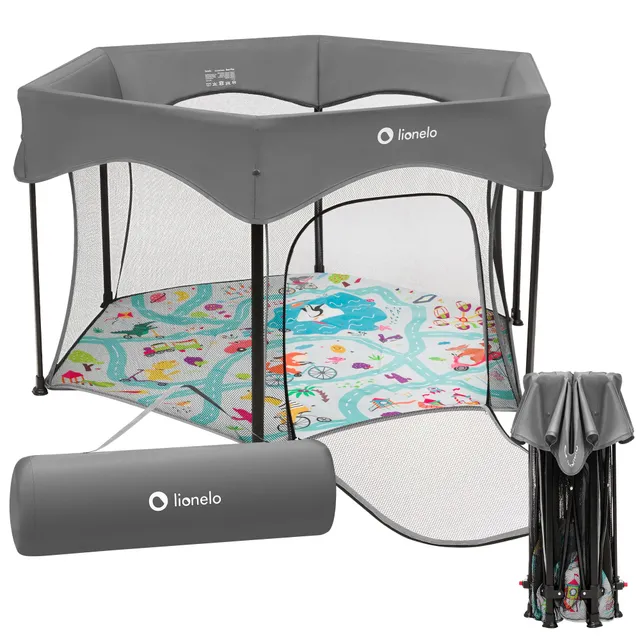 lionelo-roel-plus-parc-b-b-pliable-15-kg-filet image 1
