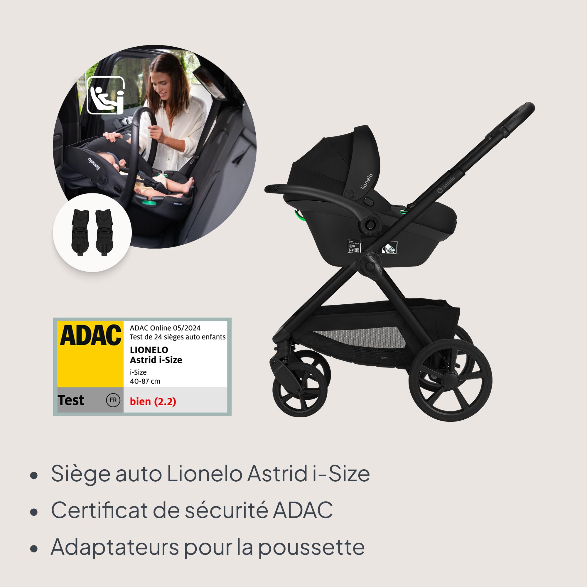 lionelo-carmine-poussette-3-en-1-gris-avec-si-ge-auto image 4