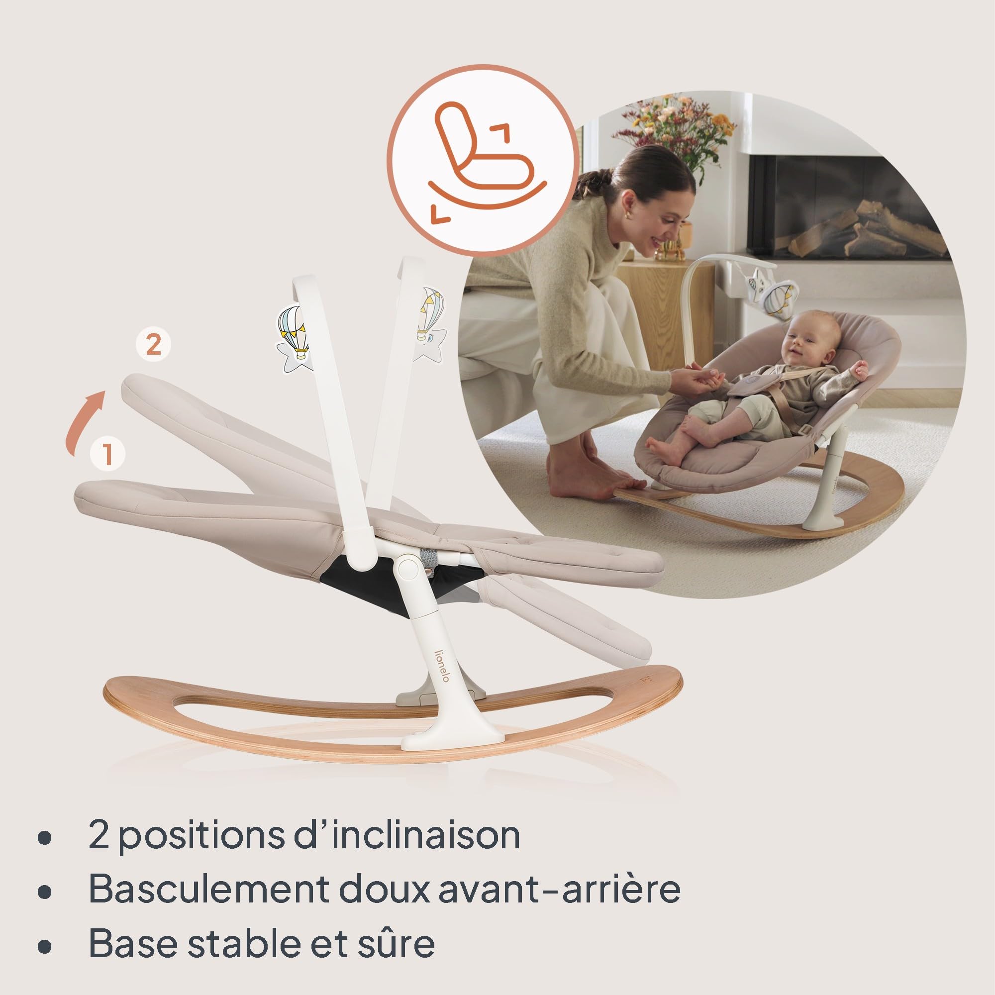 lionelo-celia-set-chaise-haute-b-b-bois-volutive-4-en-1 image 4
