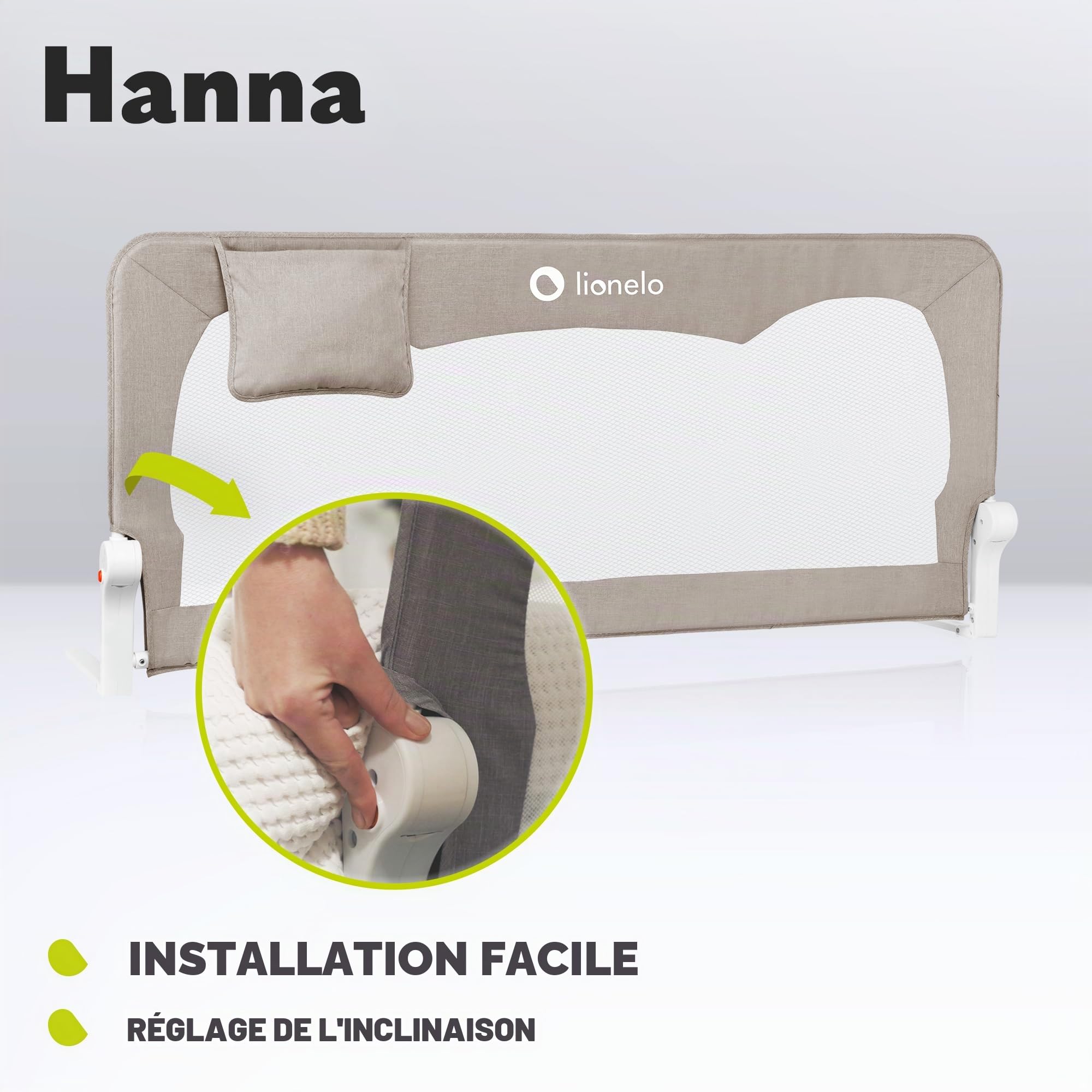 lionelo-hanna-barri-re-de-lit-beige-clair-66-cm-pliable image 4
