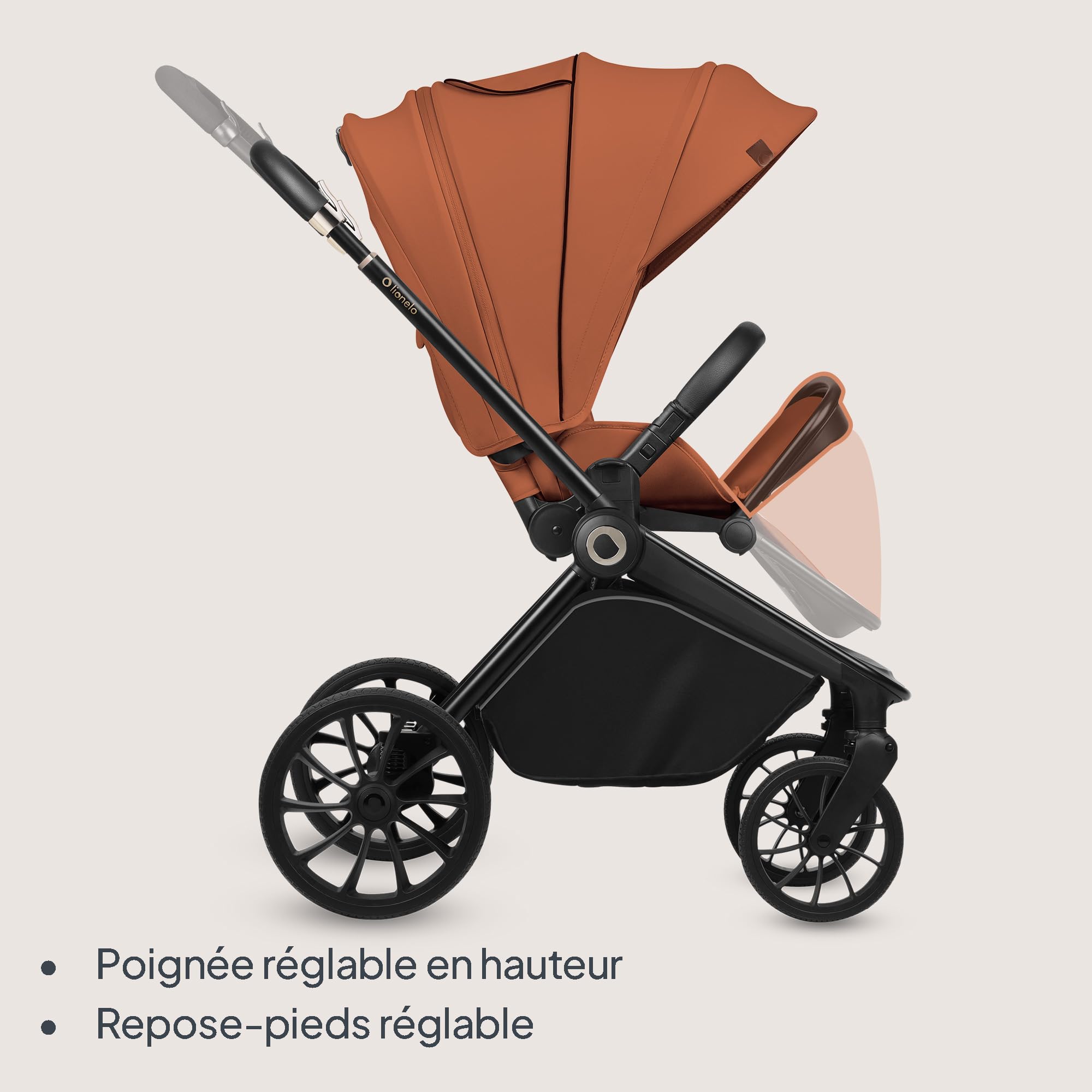 lionelo-mika-plus-poussette-marron-22-kg-upf50 image 7