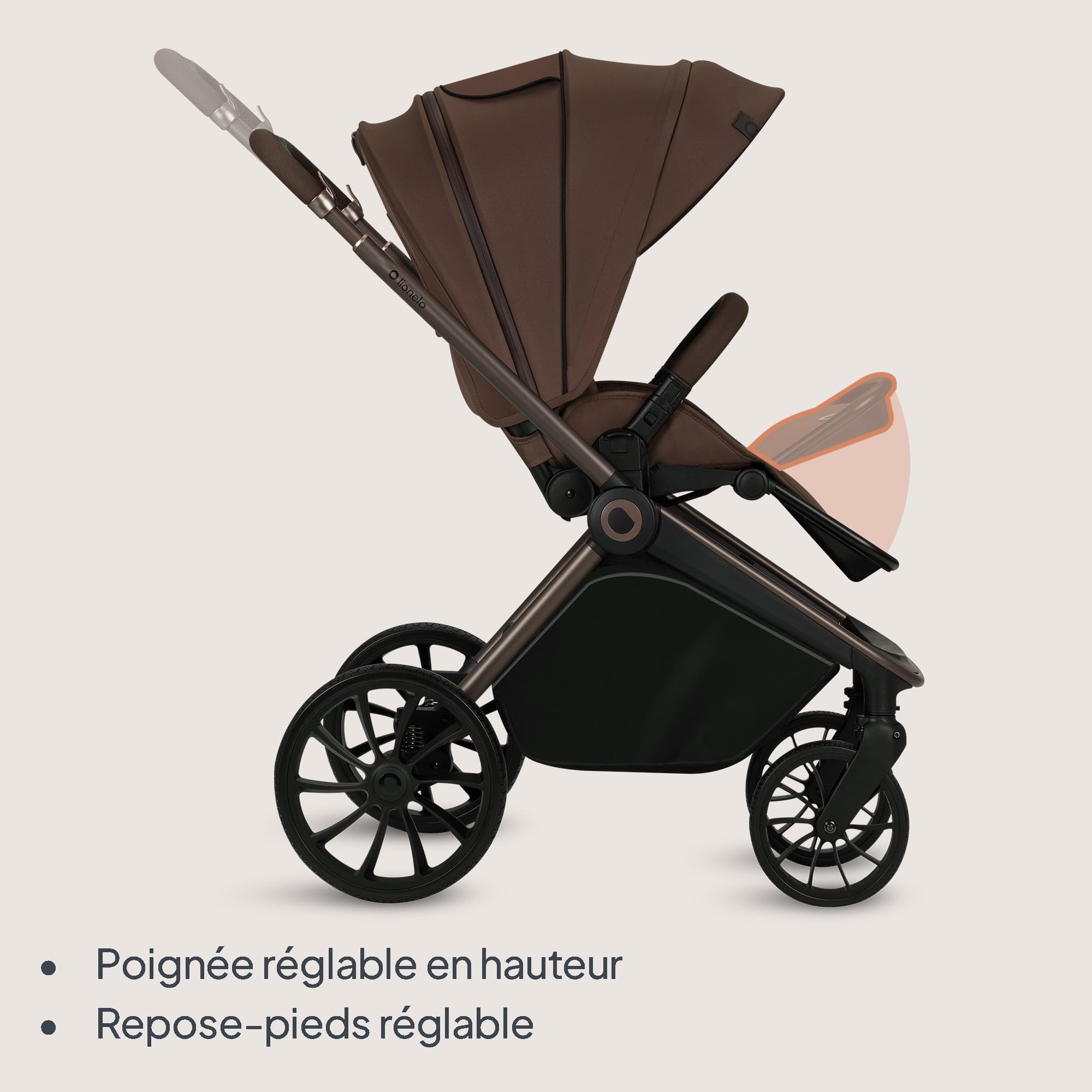 lionelo-mika-plus-poussette-marron-22-kg-upf50-tout-terrain image 7