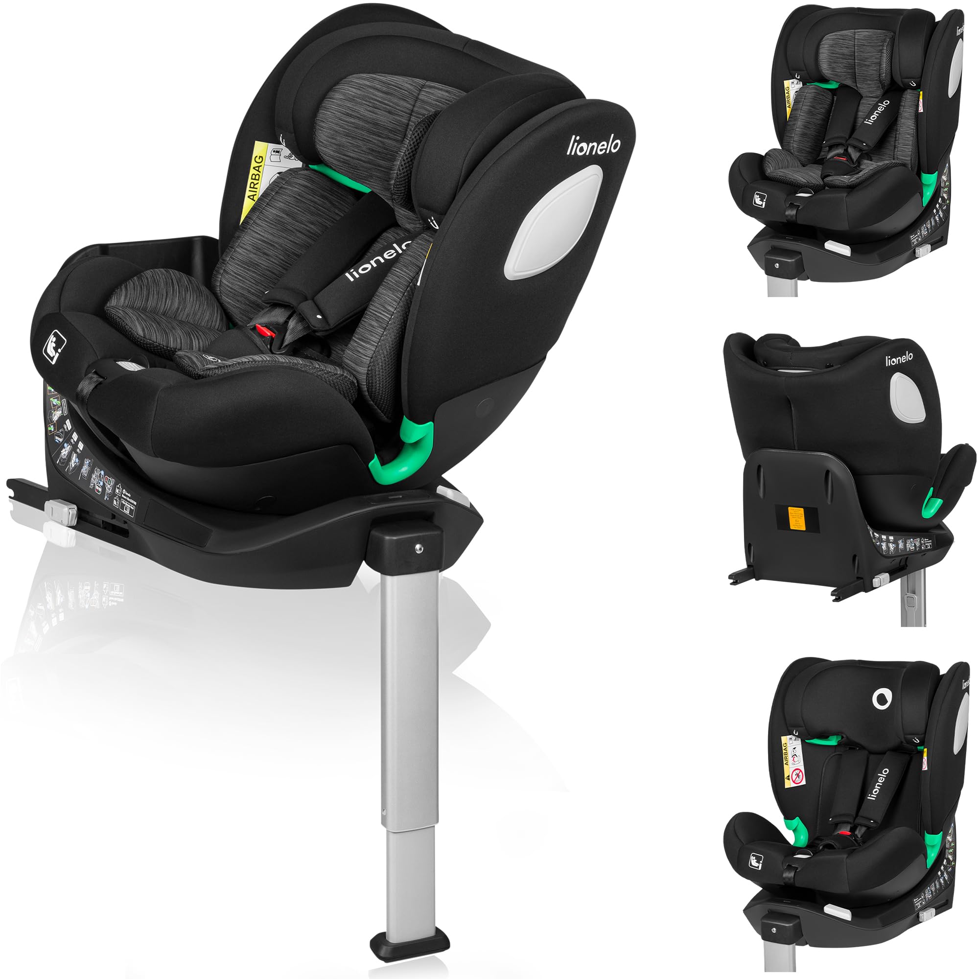 lionelo-braam-si-ge-auto-b-b-0-36-kg-isofix-noir image 1