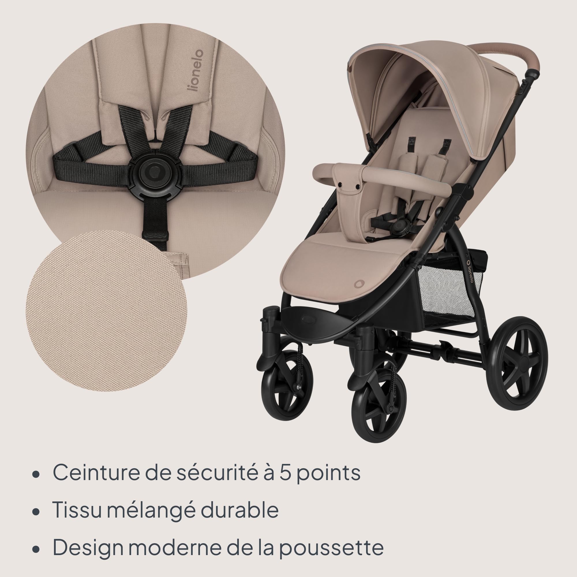 lionelo-annet-plus-poussette-b-b-beige-22-kg-auvent-xxl image 5