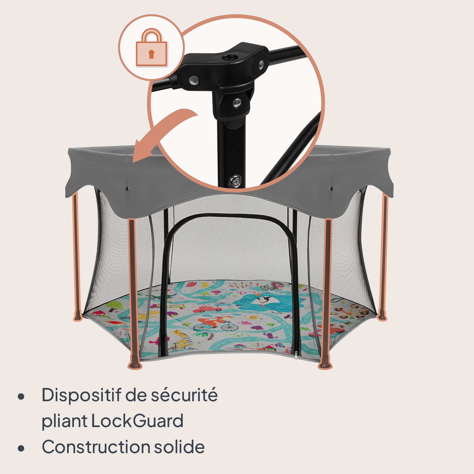 lionelo-roel-plus-parc-b-b-pliable-15-kg-filet image 3
