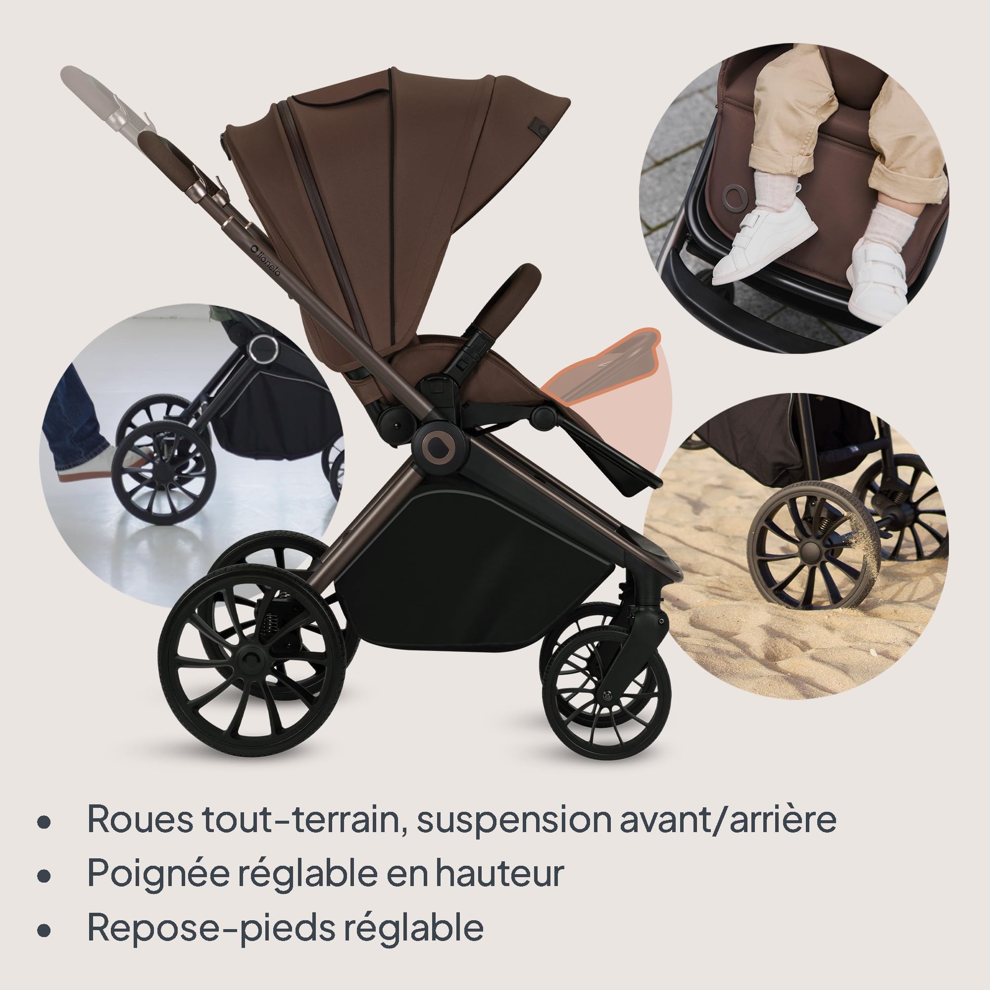 lionelo-mika-plus-poussette-3en1-grise-nacelle-i-size-22-kg image 8