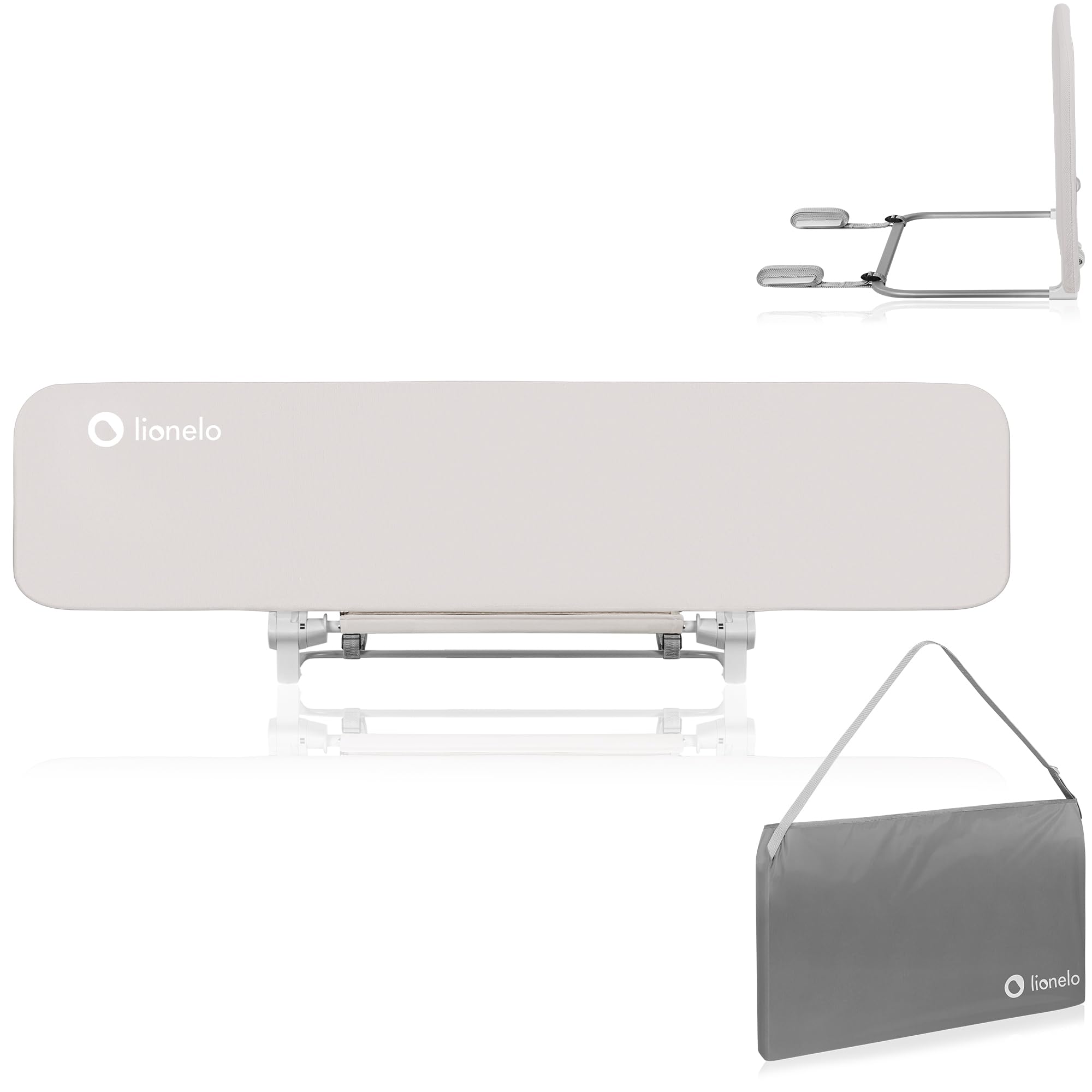 lionelo-lora-xl-barri-re-de-lit-beige-150-cm image 1