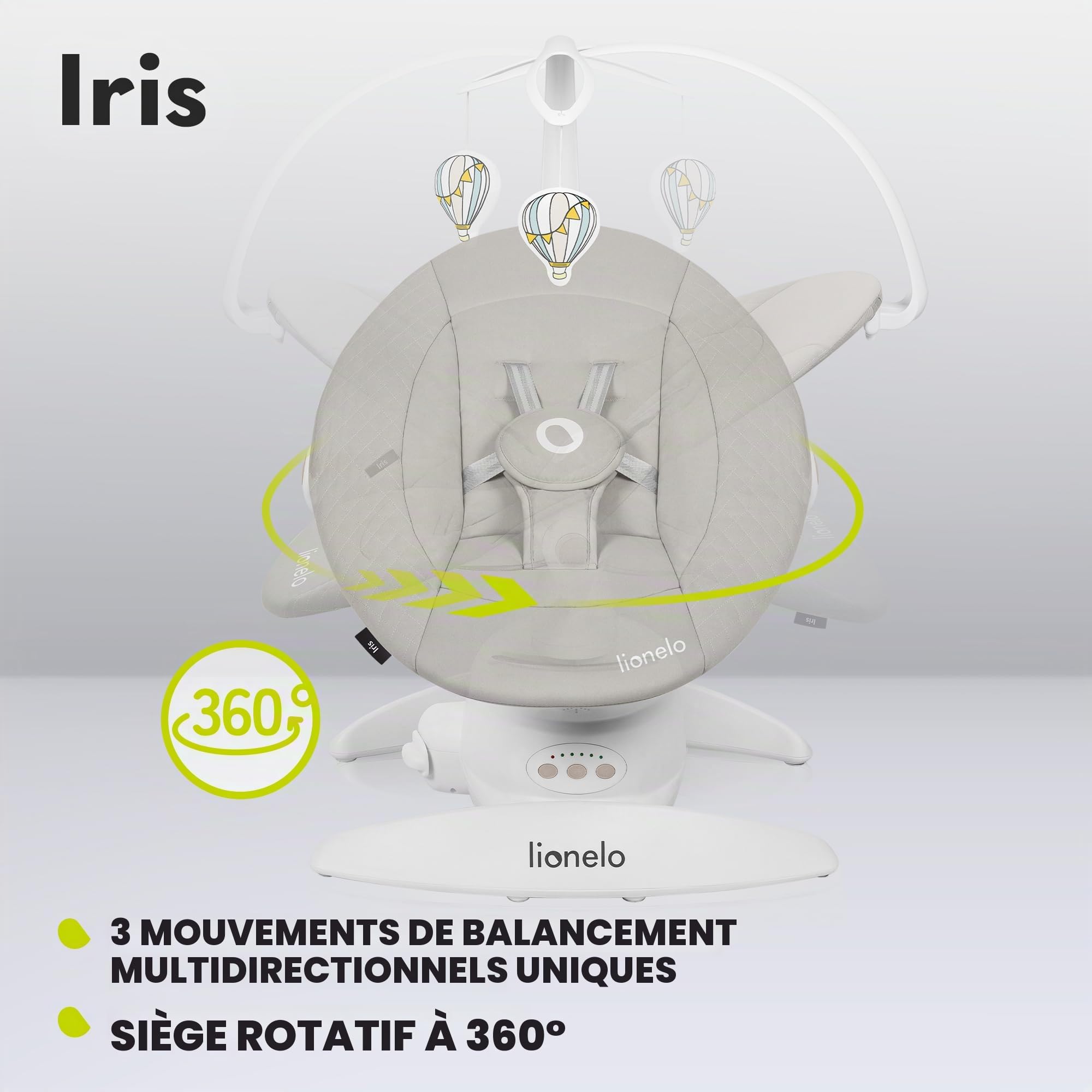 lionelo-iris-transat-b-b-lectrique-360-5-vitesses image 3