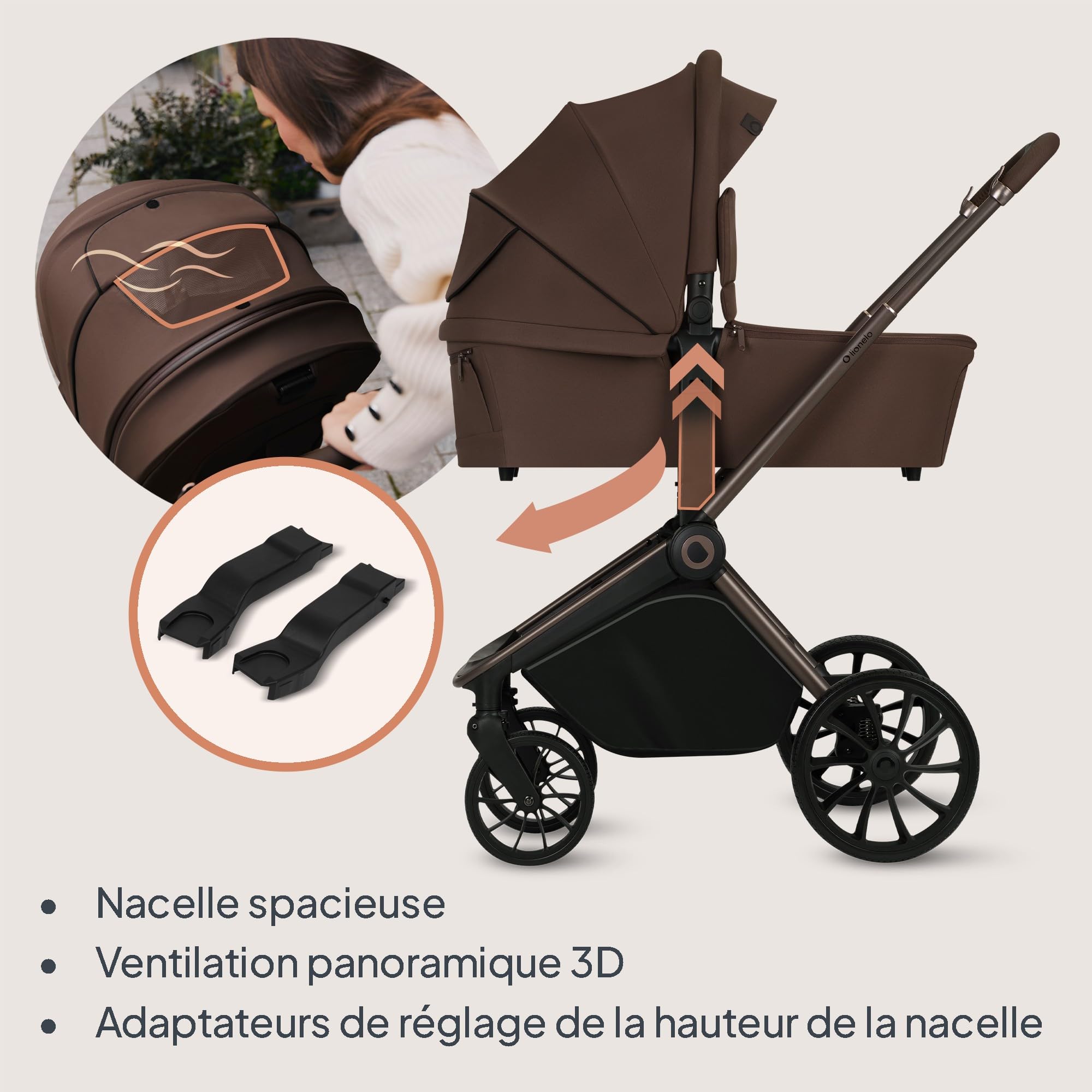 lionelo-mika-plus-poussette-3en1-grise-nacelle-i-size-22-kg image 4