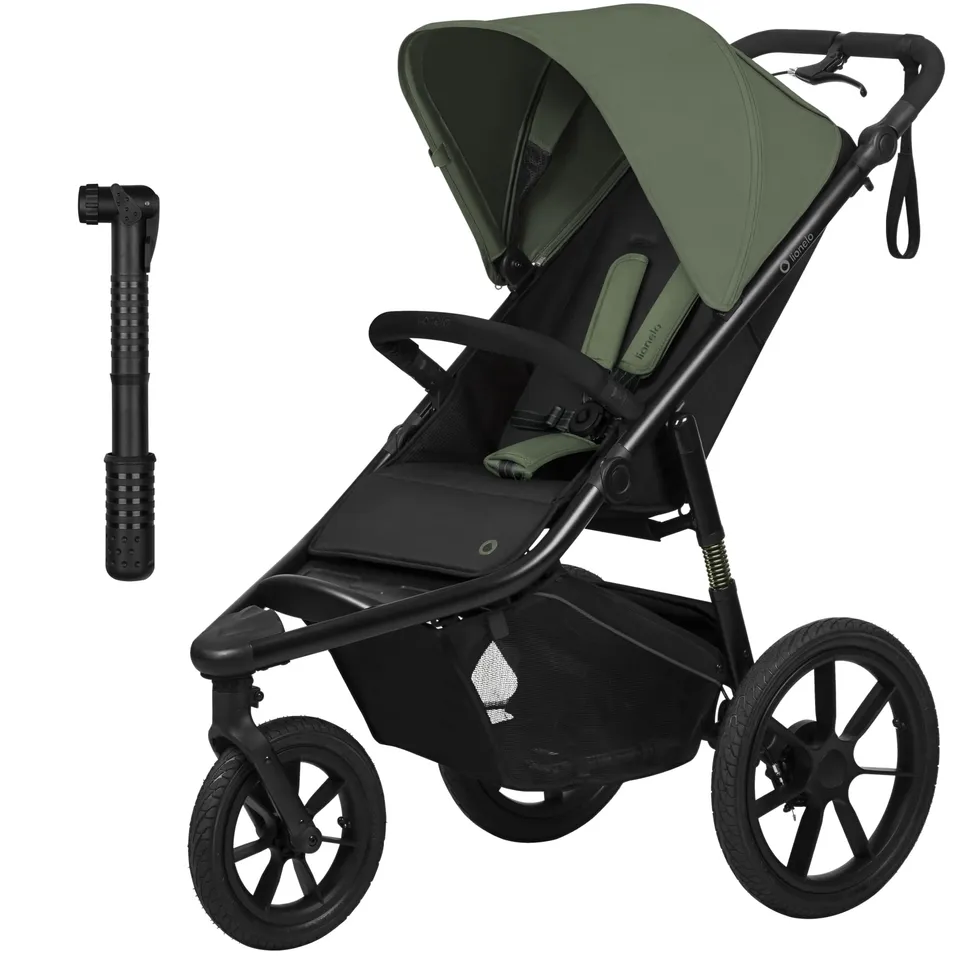 lionelo-azura-poussette-jogging-3-roues-green-22-kg image 1