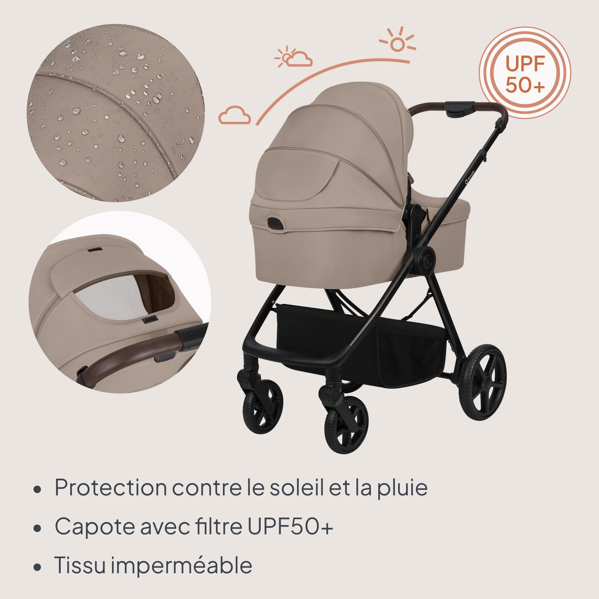 lionelo-greet-poussette-3-en-1-beige-0-22-kg image 6