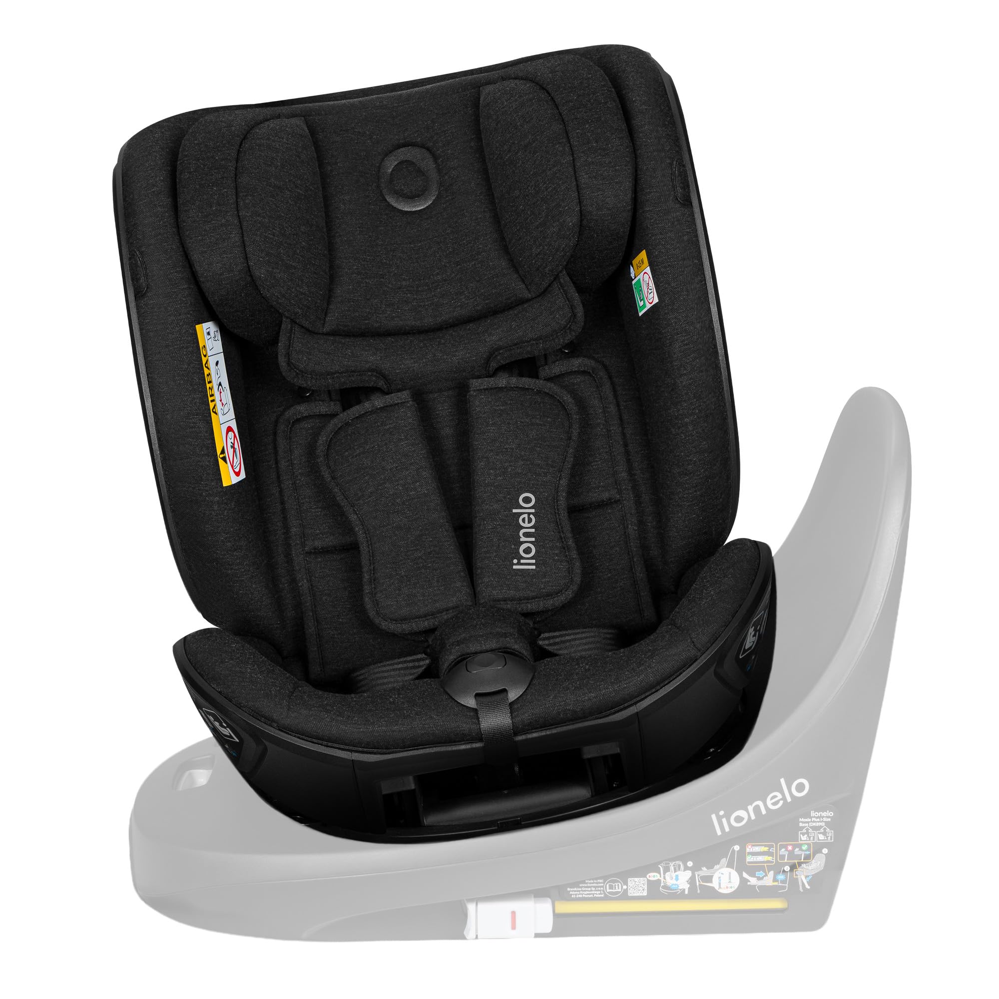 lionelo-moxie-next-si-ge-auto-pivotant-noir-40-105-cm image 1