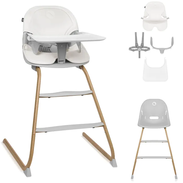 lionelo-dalia-chaise-haute-b-b-volutive-natural-2-en-1 image 1