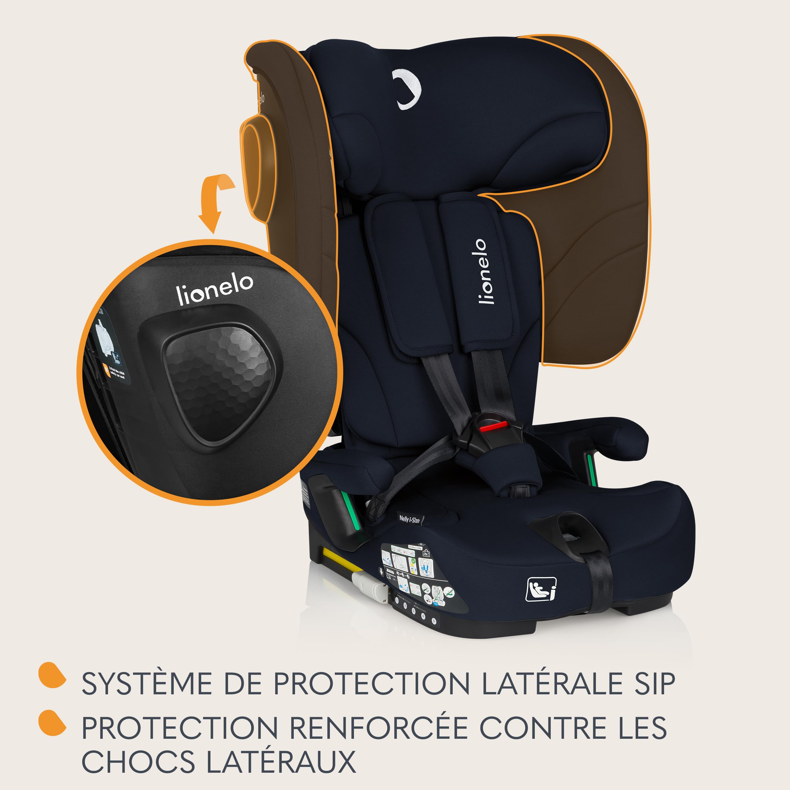 lionelo-nelly-i-size-si-ge-auto-bleu-pliable-isofix image 6