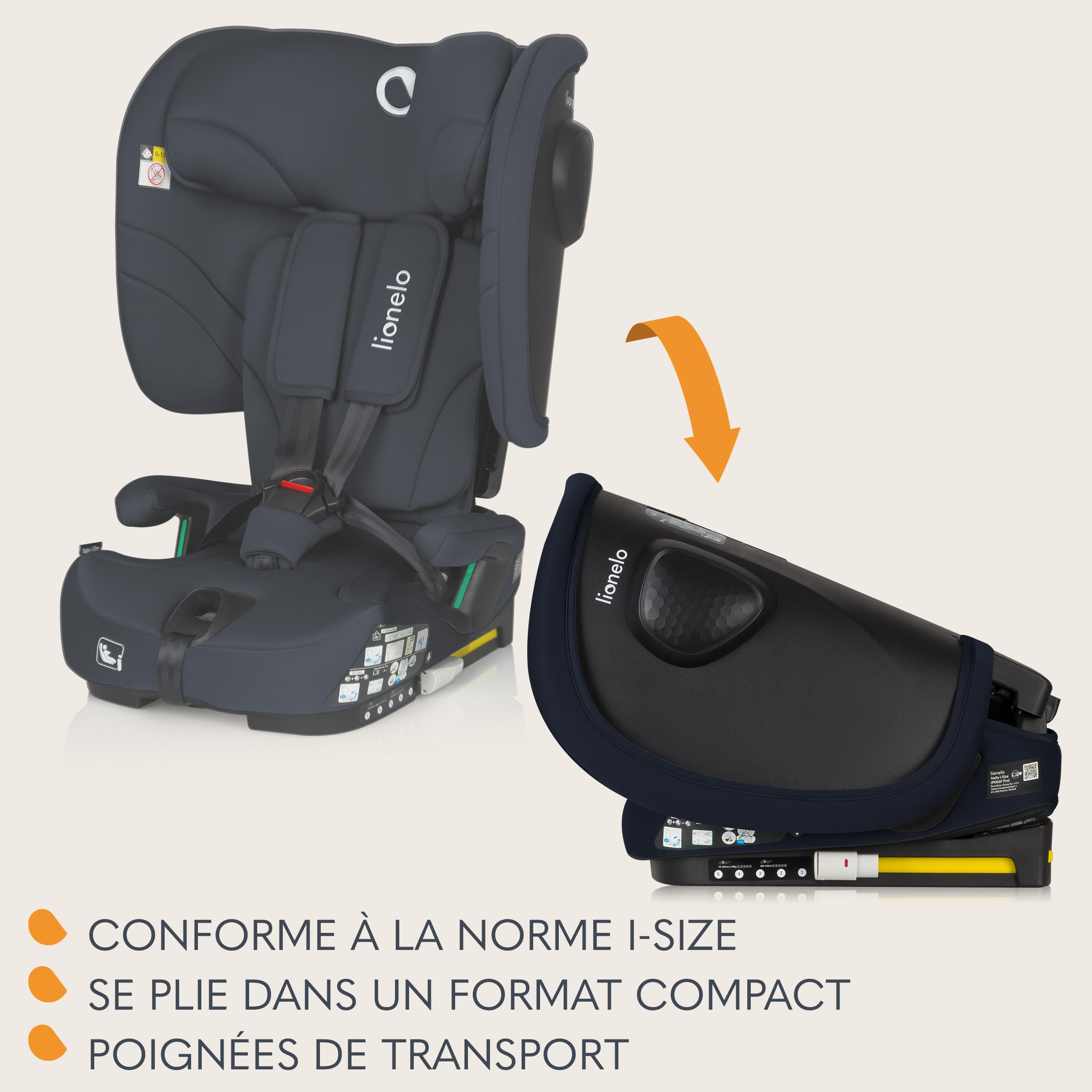 lionelo-nelly-i-size-si-ge-auto-bleu-pliable-isofix image 4